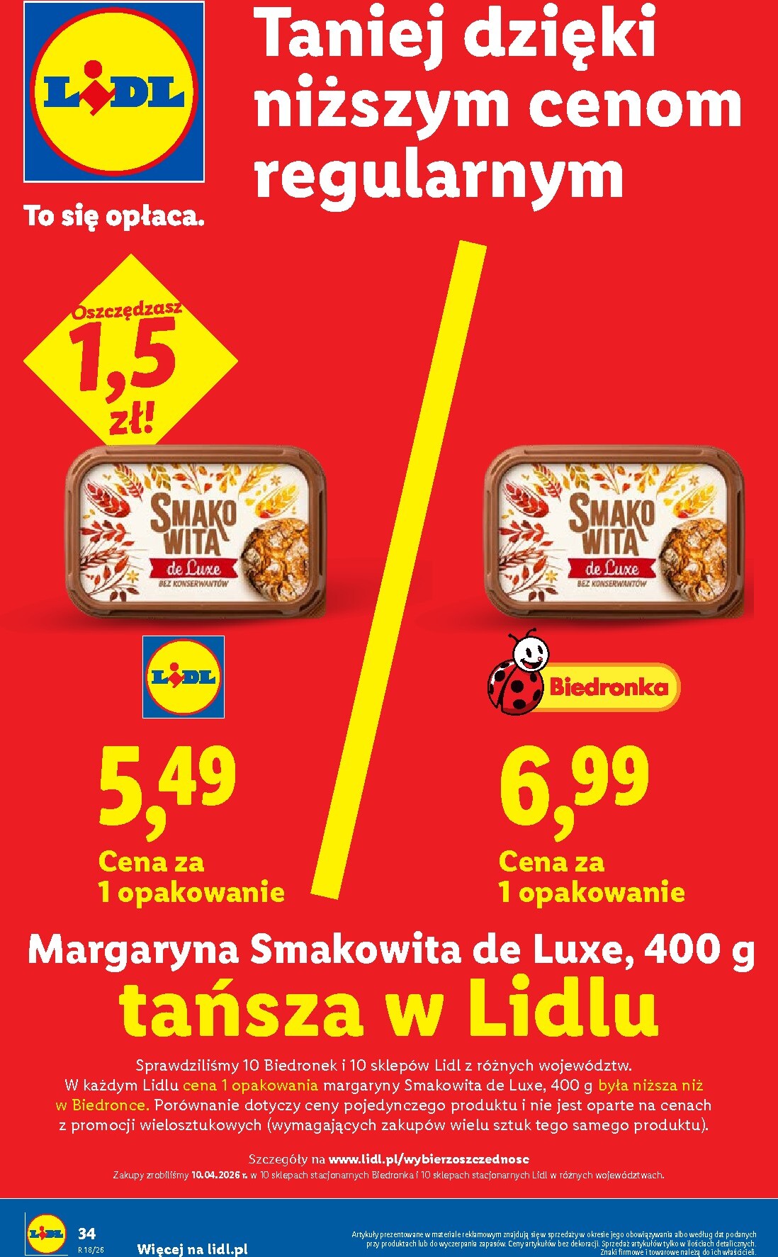 lidl - Aktualna gazetka Lidl ważna od 27.04.2026 do 28.04.2026 - page: 34