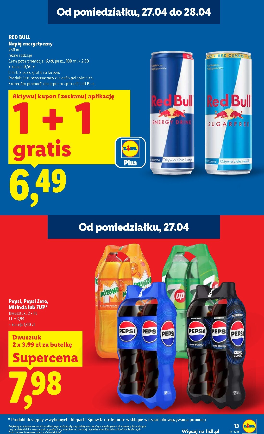 lidl - Aktualna gazetka Lidl ważna od 27.04.2026 do 28.04.2026 - page: 13