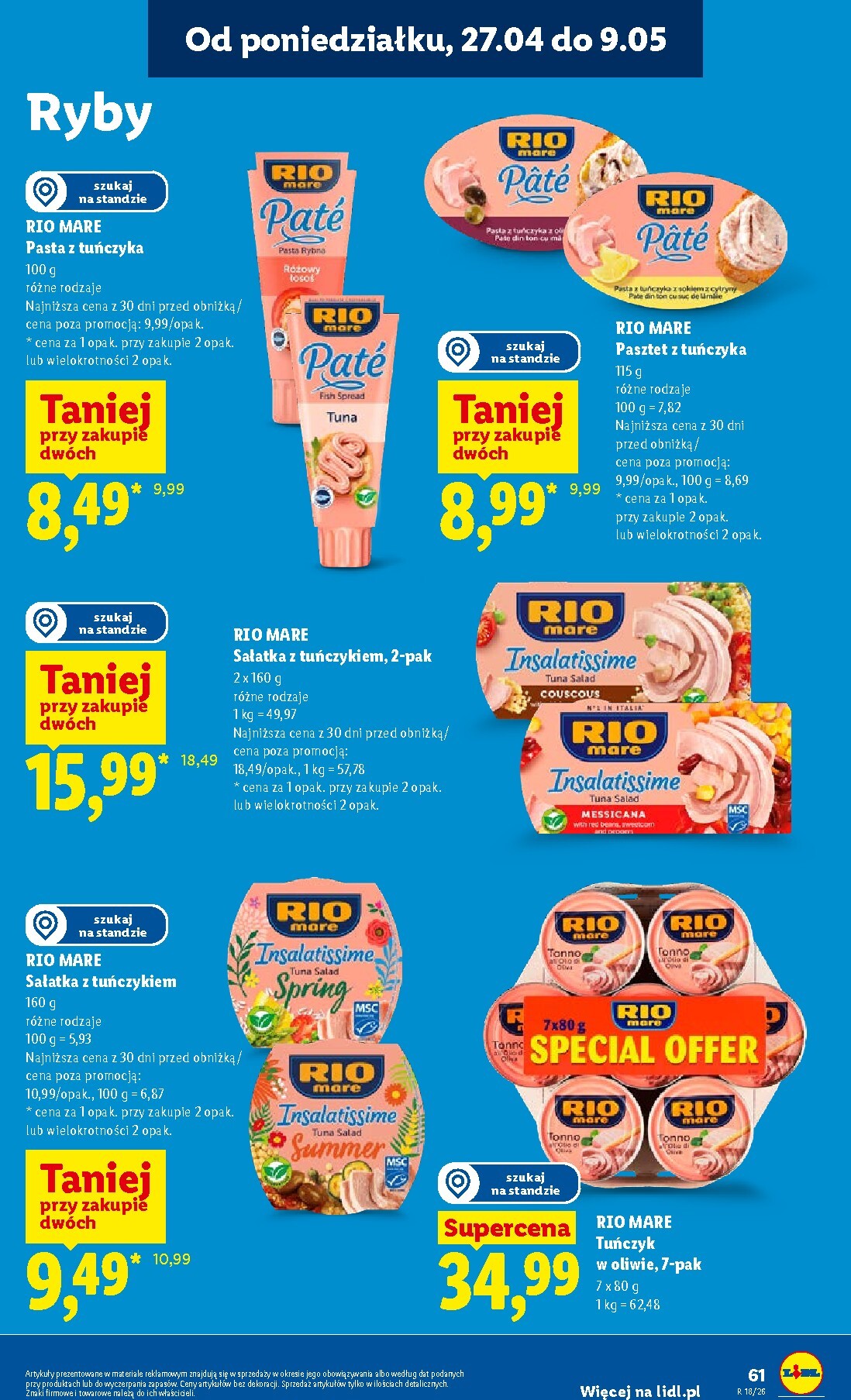 lidl - Aktualna gazetka Lidl ważna od 27.04.2026 do 28.04.2026 - page: 61
