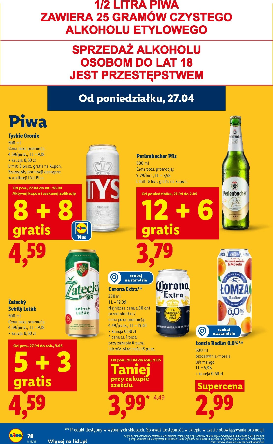 lidl - Aktualna gazetka Lidl ważna od 27.04.2026 do 28.04.2026 - page: 78