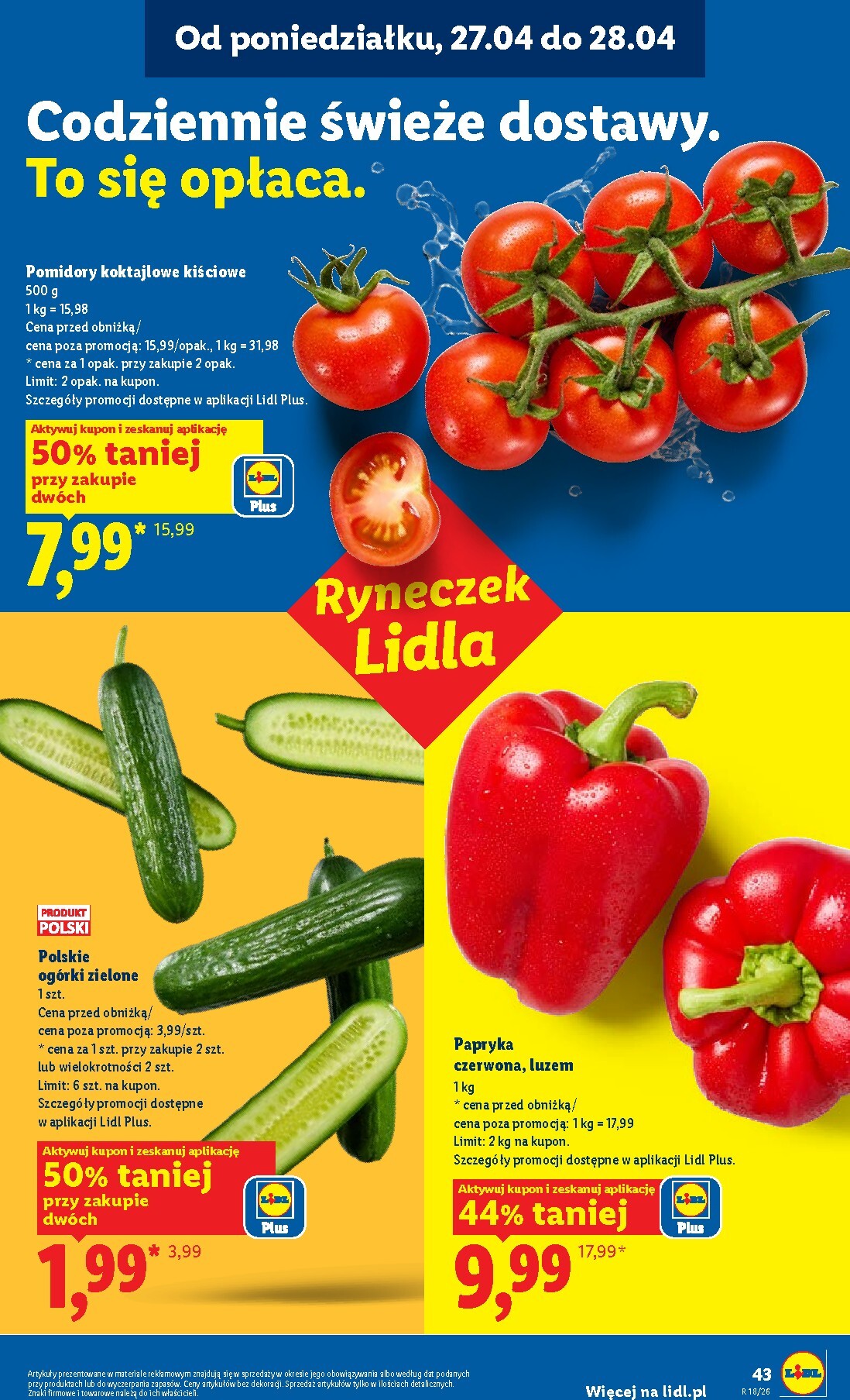 lidl - Aktualna gazetka Lidl ważna od 27.04.2026 do 28.04.2026 - page: 43