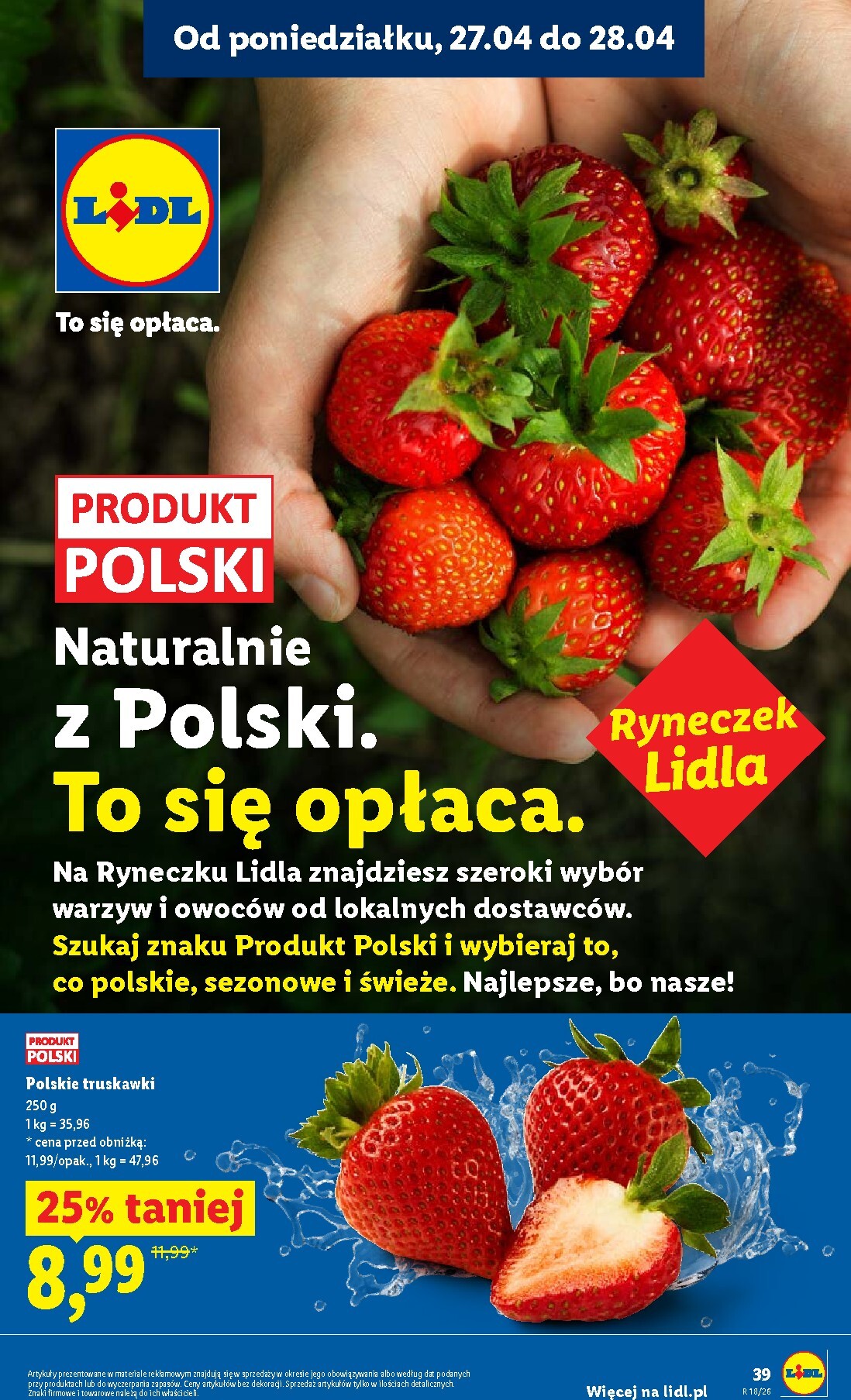 lidl - Aktualna gazetka Lidl ważna od 27.04.2026 do 28.04.2026 - page: 39