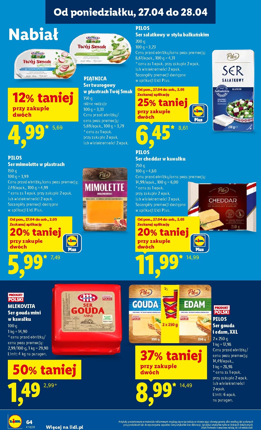 lidl - Aktualna gazetka Lidl ważna od 27.04.2026 do 28.04.2026 - page: 64