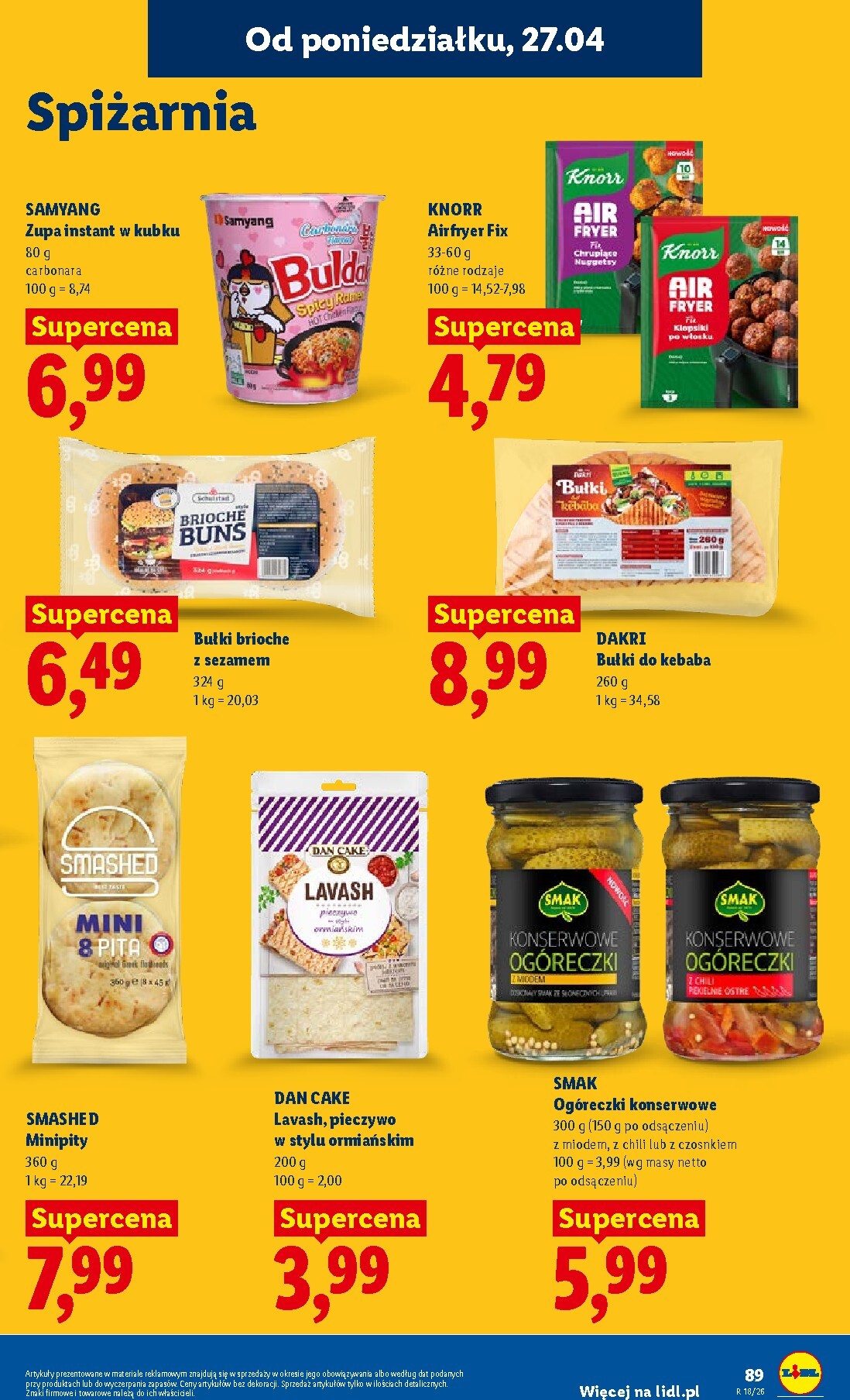 lidl - Aktualna gazetka Lidl ważna od 27.04.2026 do 28.04.2026 - page: 89