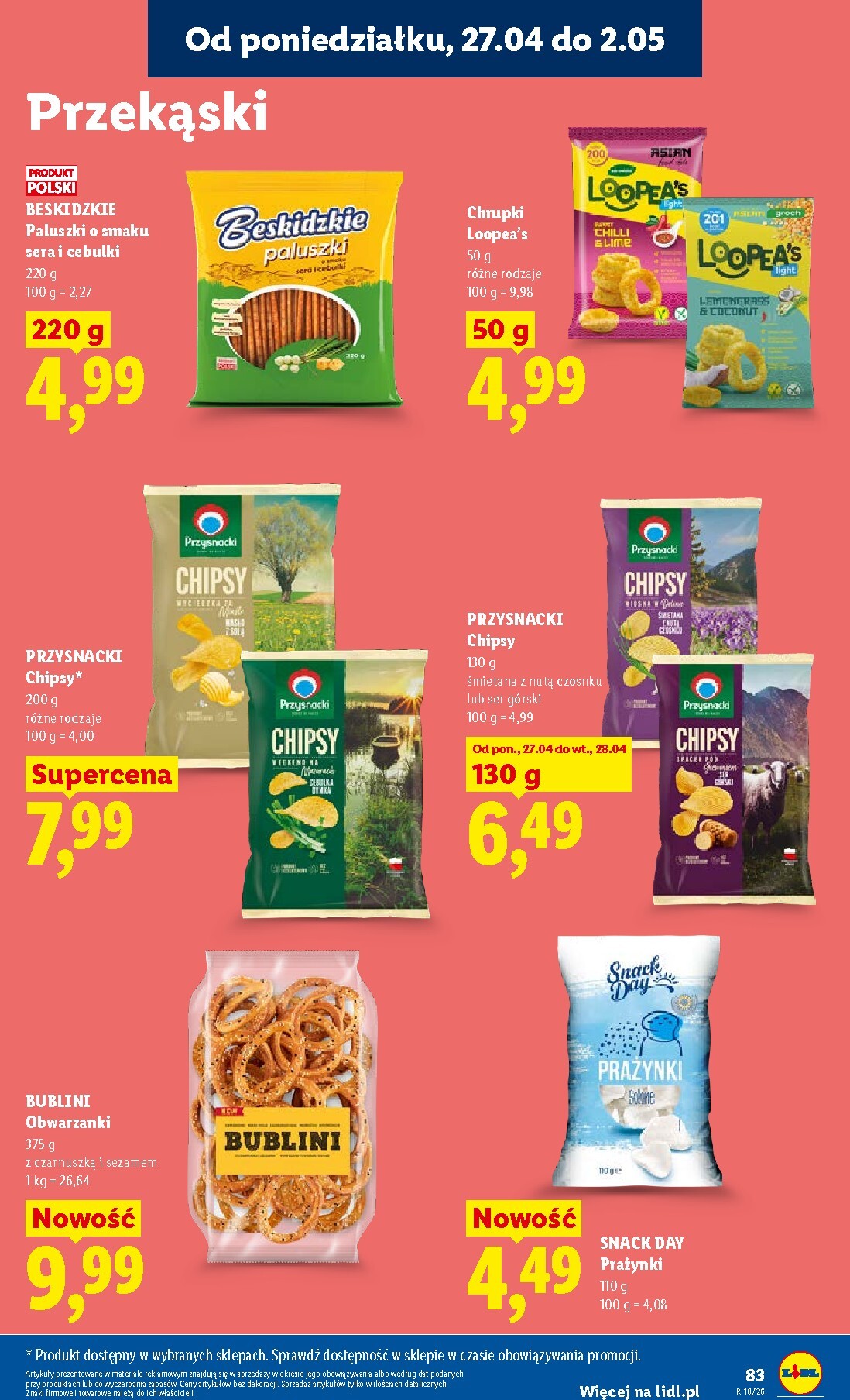 lidl - Aktualna gazetka Lidl ważna od 27.04.2026 do 28.04.2026 - page: 83