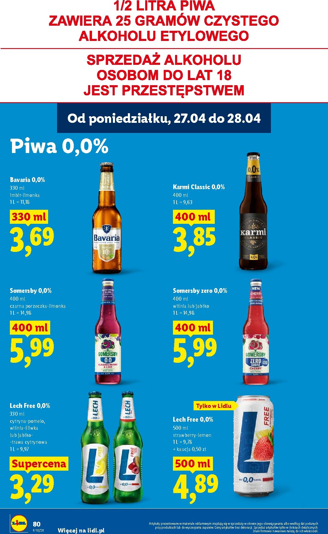 lidl - Aktualna gazetka Lidl ważna od 27.04.2026 do 28.04.2026 - page: 80