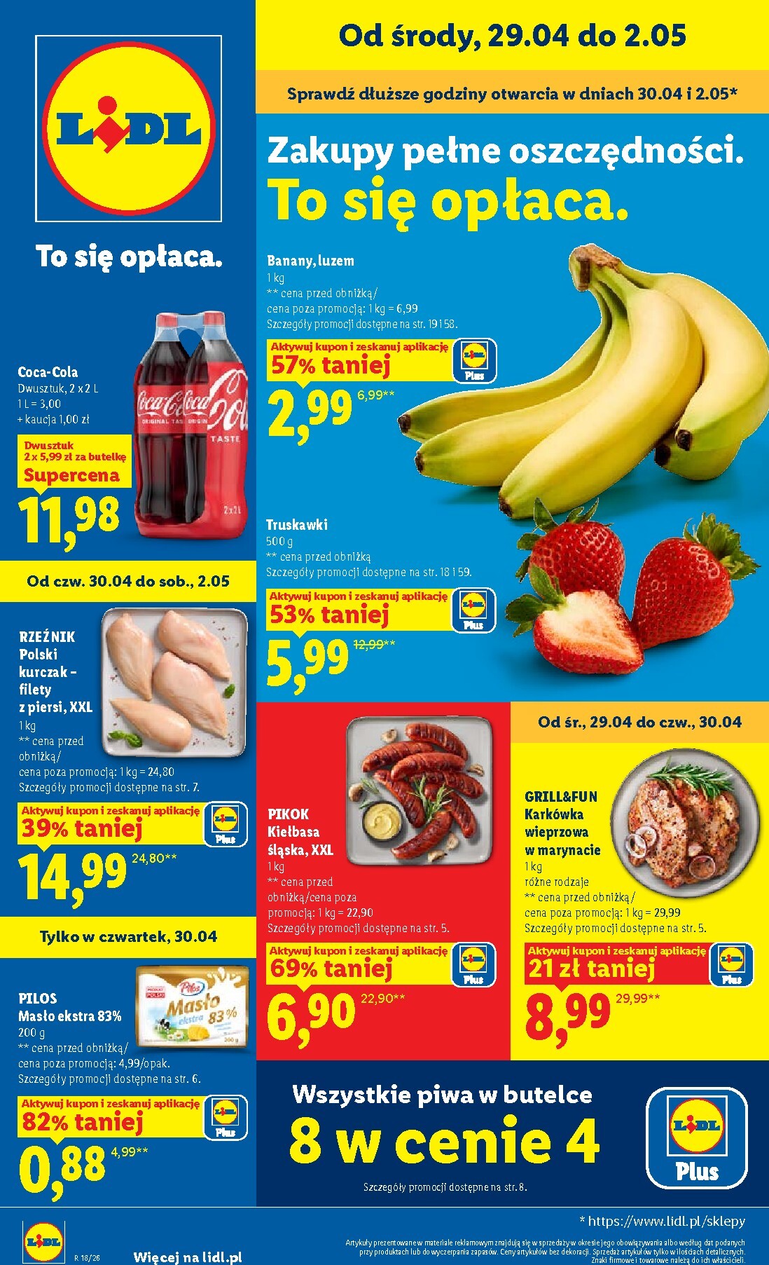 lidl - Aktualna gazetka Lidl ważna od 29.04.2026 do 02.05.2026 - page: 1