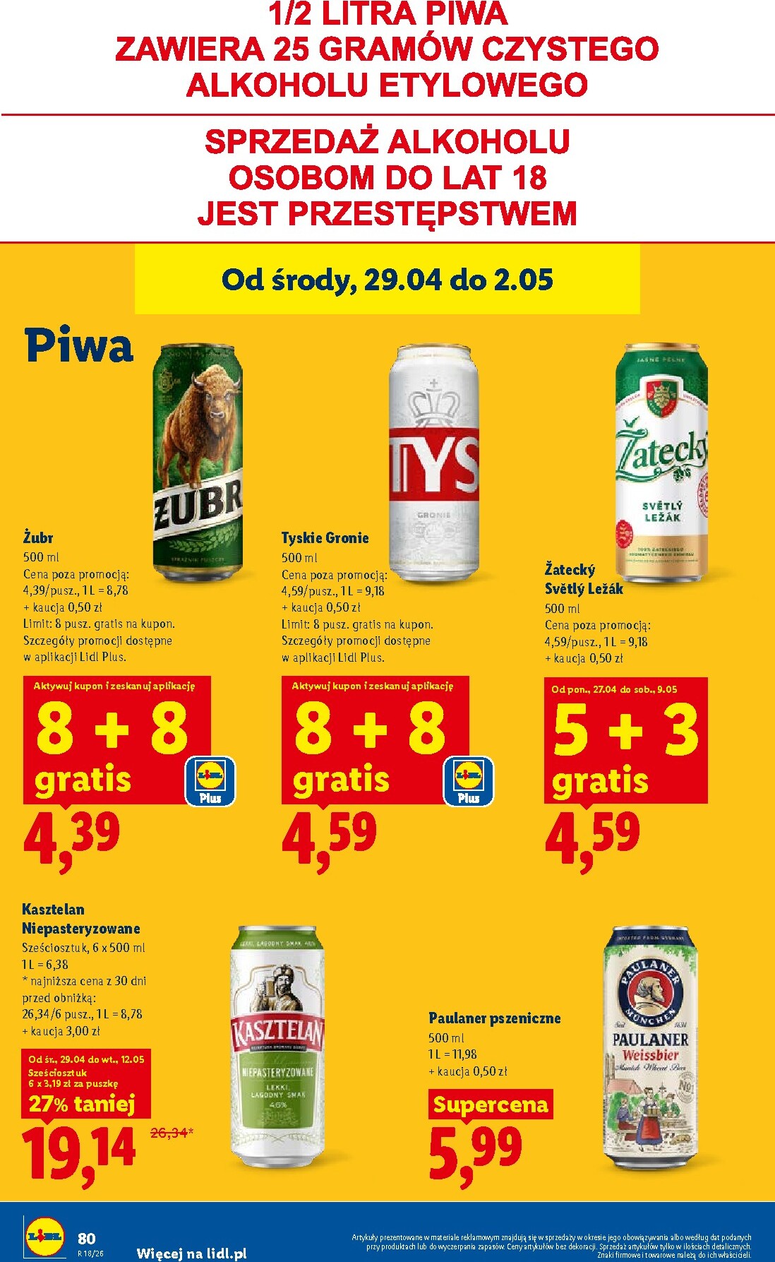 lidl - Aktualna gazetka Lidl ważna od 29.04.2026 do 02.05.2026 - page: 84