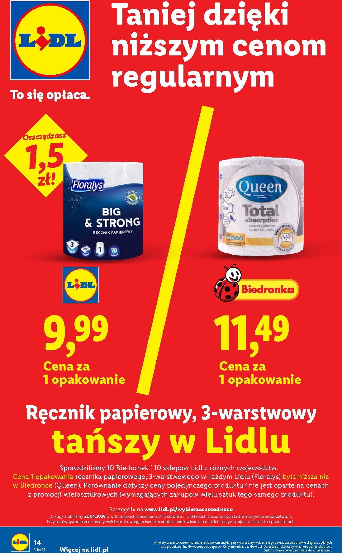 lidl - Nowa gazetka Lidl ważna od 04.05.2026 do 06.05.2026 - page: 14