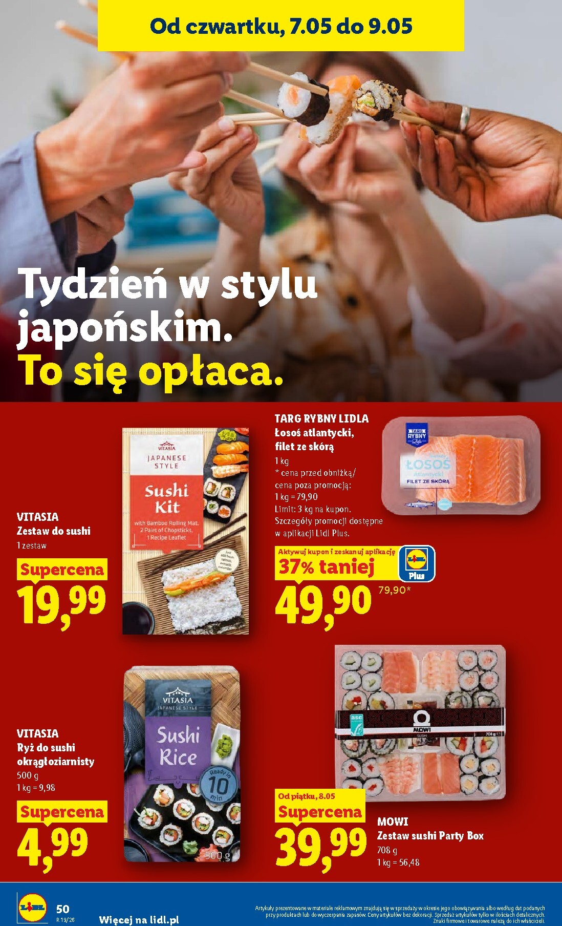 lidl - Nowa gazetka Lidl ważna od 07.05.2026 do 09.05.2026 - page: 50