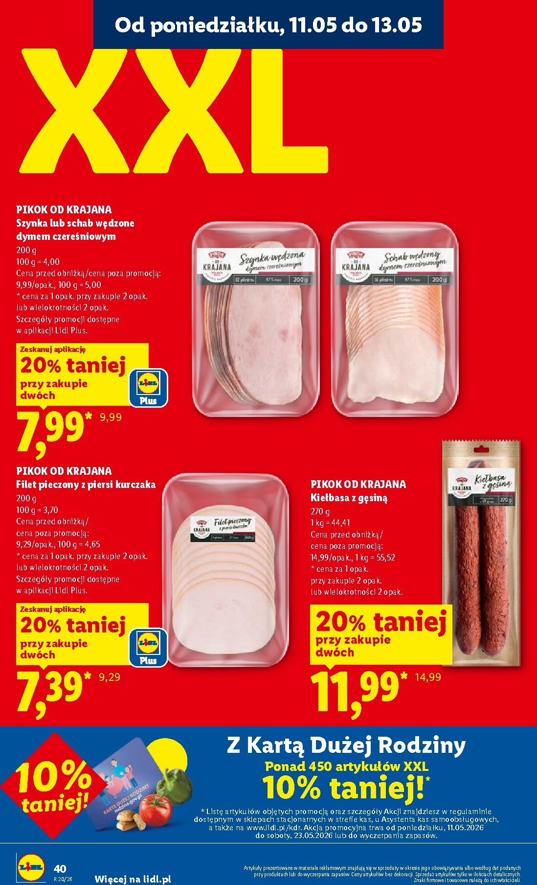 lidl - Nowa gazetka Lidl ważna od 11.05.2026 do 13.05.2026 - page: 40