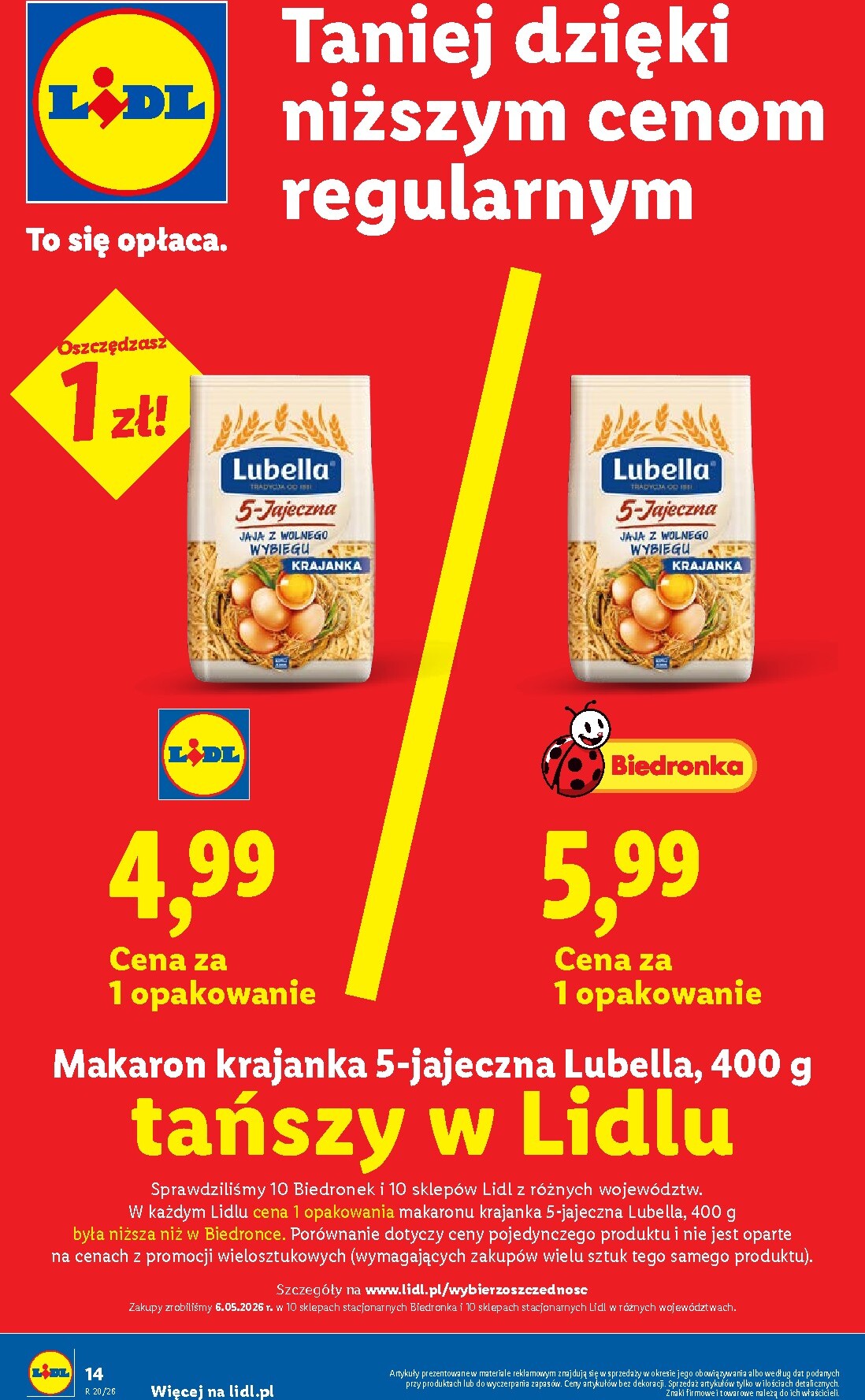 lidl - Nowa gazetka Lidl ważna od 11.05.2026 do 13.05.2026 - page: 14