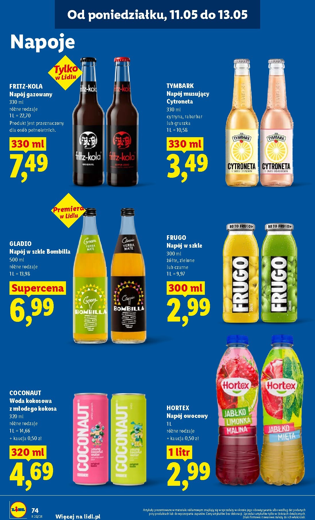 lidl - Nowa gazetka Lidl ważna od 11.05.2026 do 13.05.2026 - page: 74