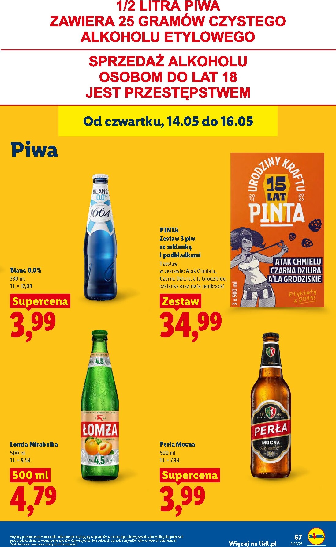 lidl - Nowa gazetka Lidl ważna od 14.05.2026 do 16.05.2026 - page: 73