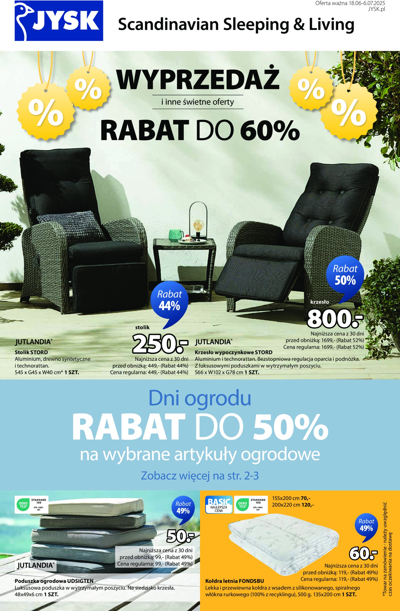 jysk - Gazetka JYSK ważna od 18.06. - 06.07.