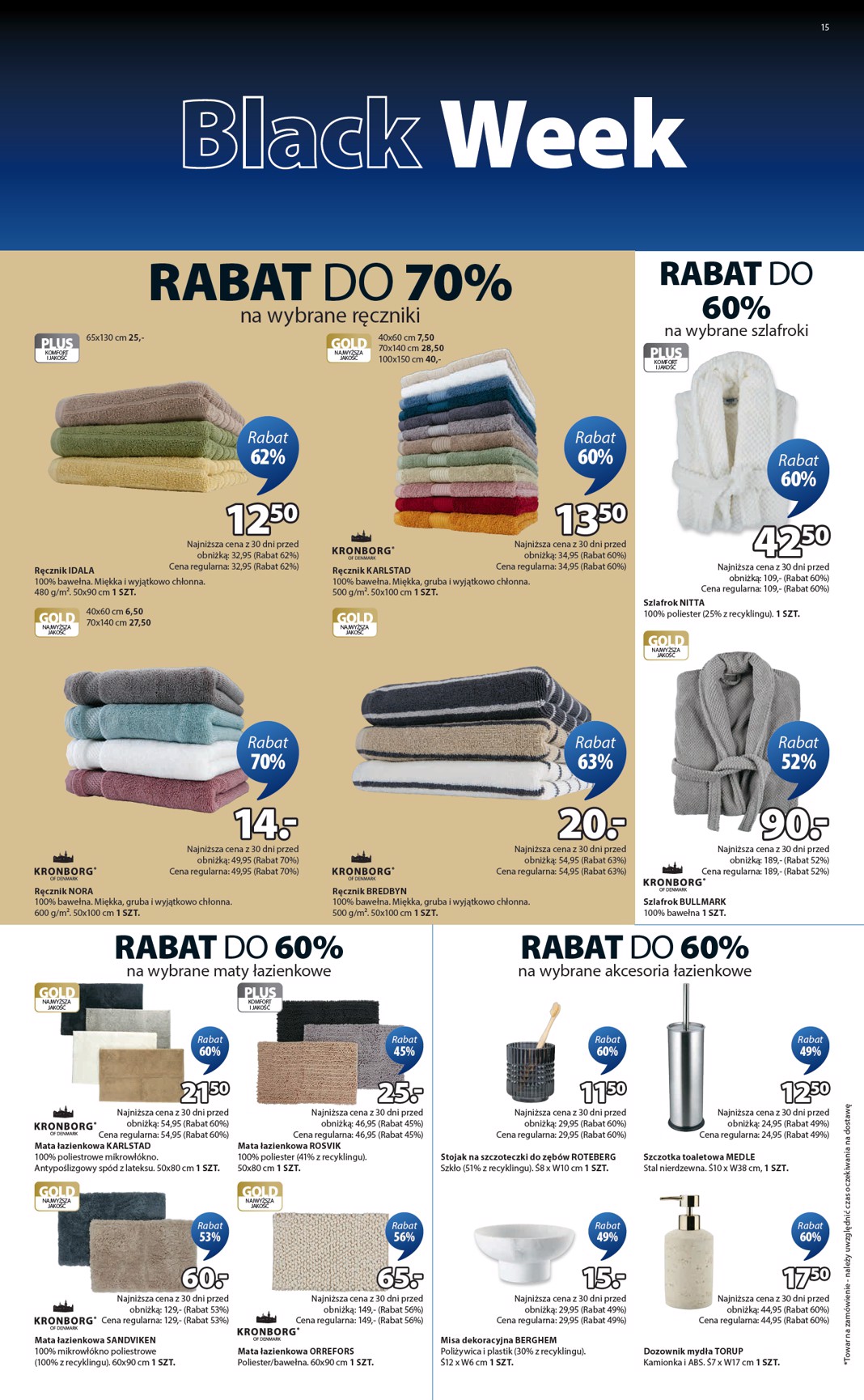 jysk - Gazetka JYSK - Black Friday - ważna od 21.11. do 30.11. - page: 15