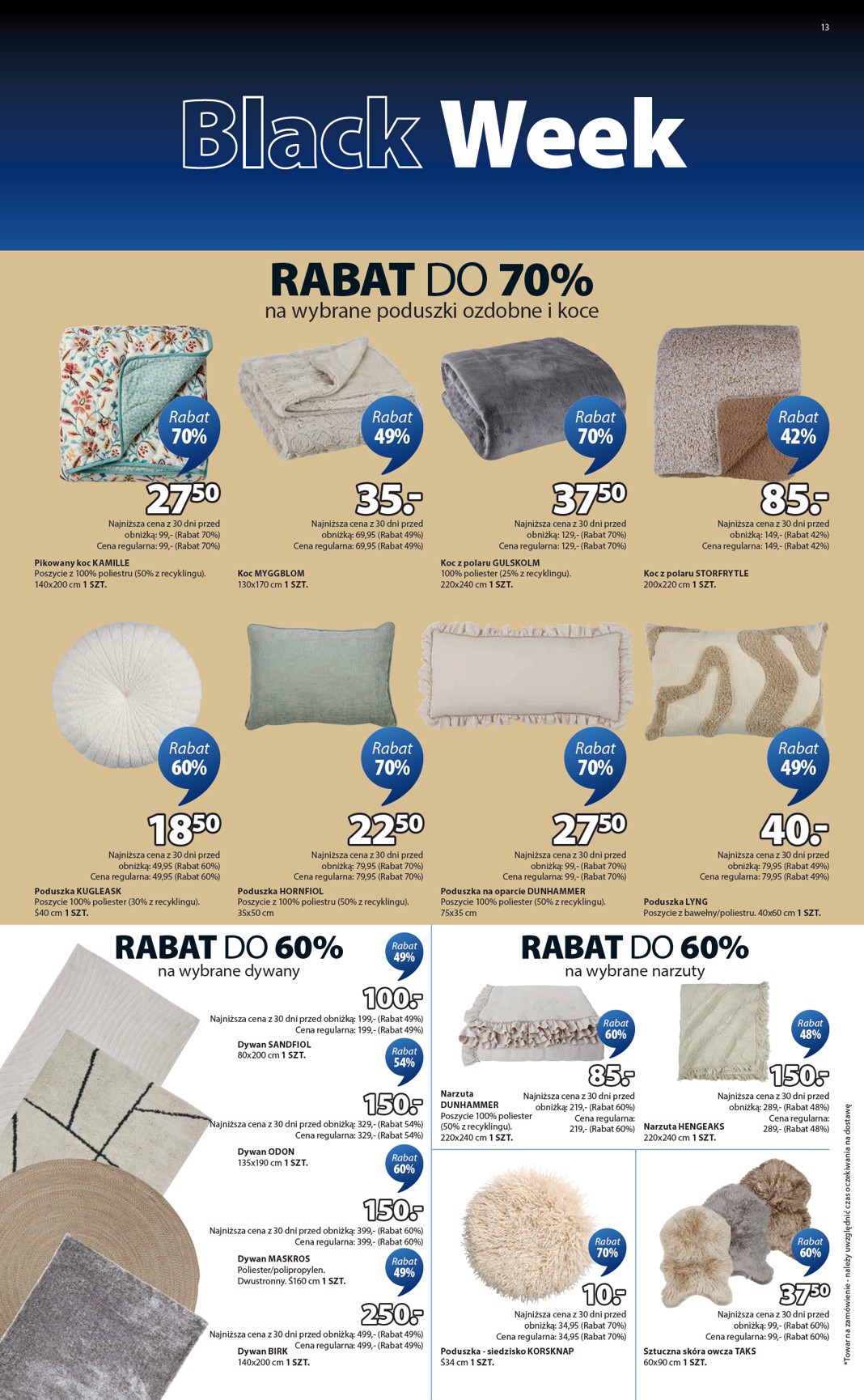 jysk - Gazetka JYSK - Black Friday - ważna od 21.11. do 30.11. - page: 13