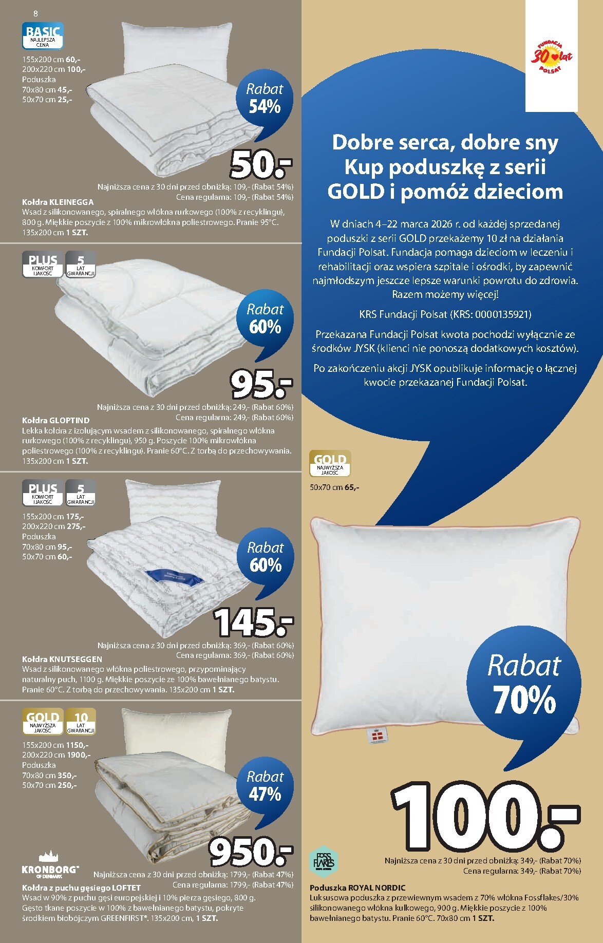 jysk - Gazetka JYSK - ważna od 04.03.2026 do 22.03.2026 - page: 8