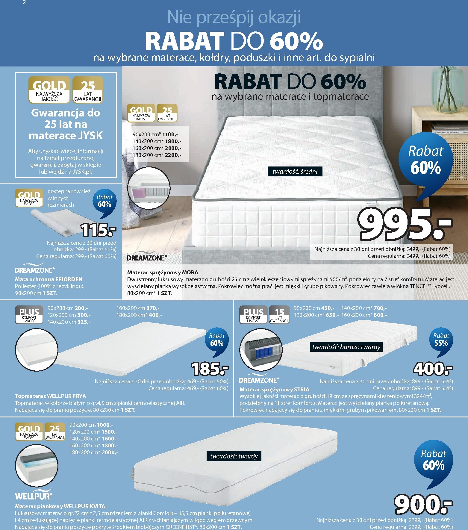 jysk - Gazetka JYSK - ważna od 18.03.2026 do 05.04.2026 - page: 2