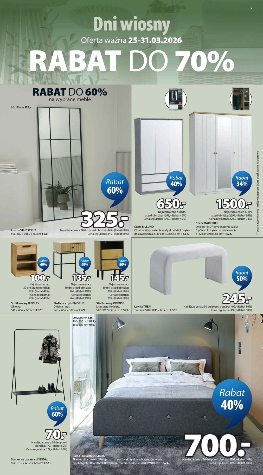 jysk - Gazetka JYSK - ważna od 25.03.2026 do 31.03.2026 - page: 7
