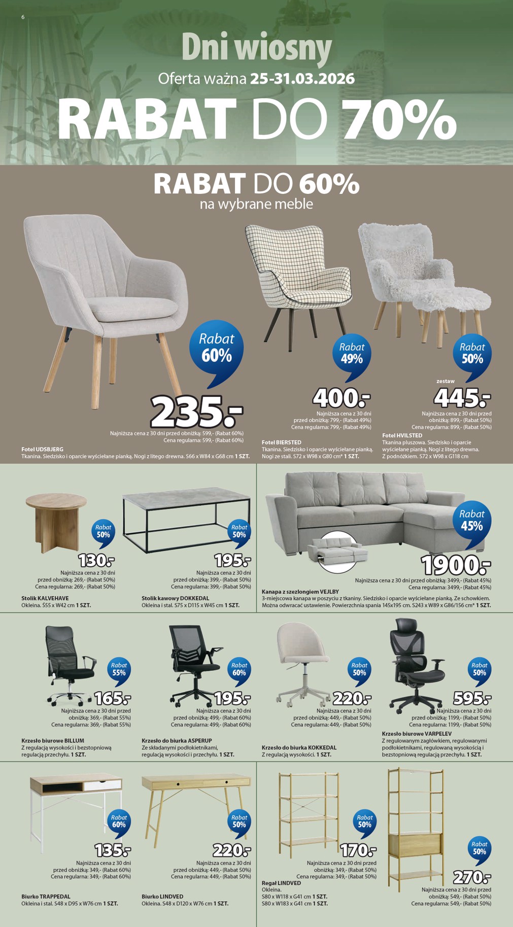 jysk - Gazetka JYSK - ważna od 25.03.2026 do 31.03.2026 - page: 6