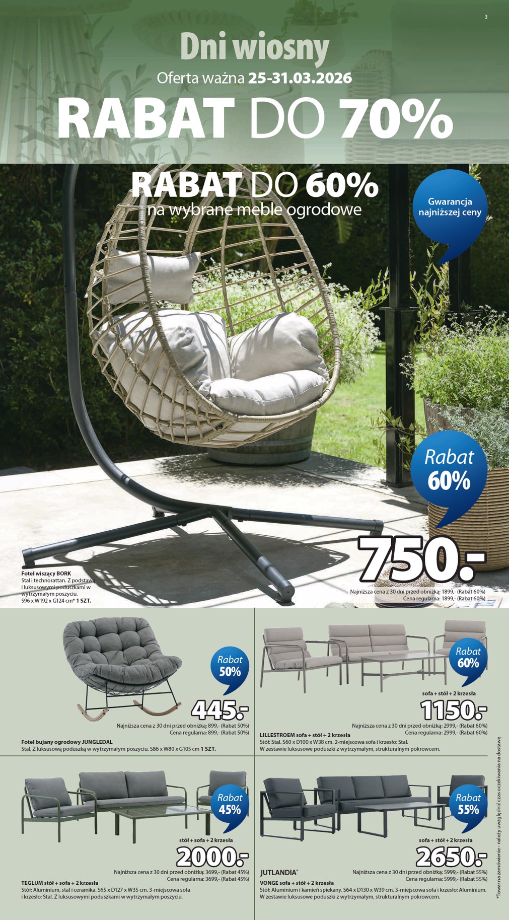 jysk - Gazetka JYSK - ważna od 25.03.2026 do 31.03.2026 - page: 3