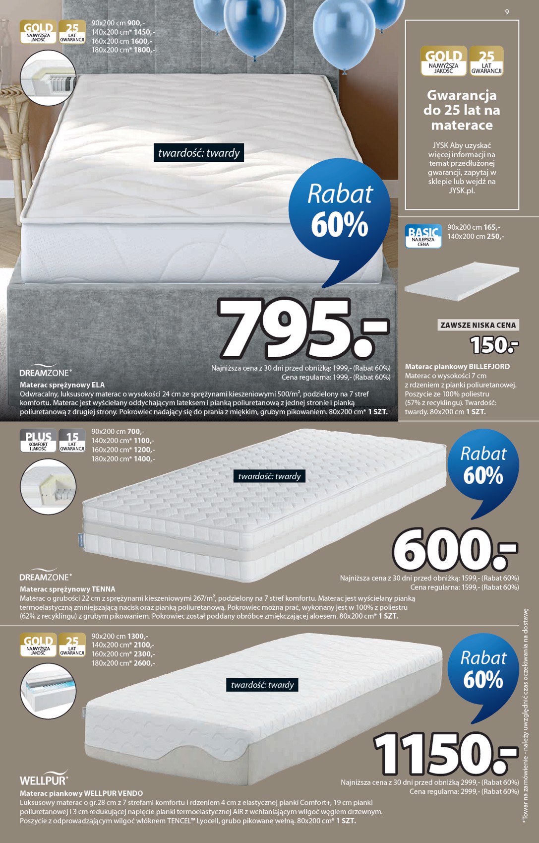 jysk - Aktualna gazetka JYSK ważna od 08.04.2026 do 26.04.2026 - page: 9