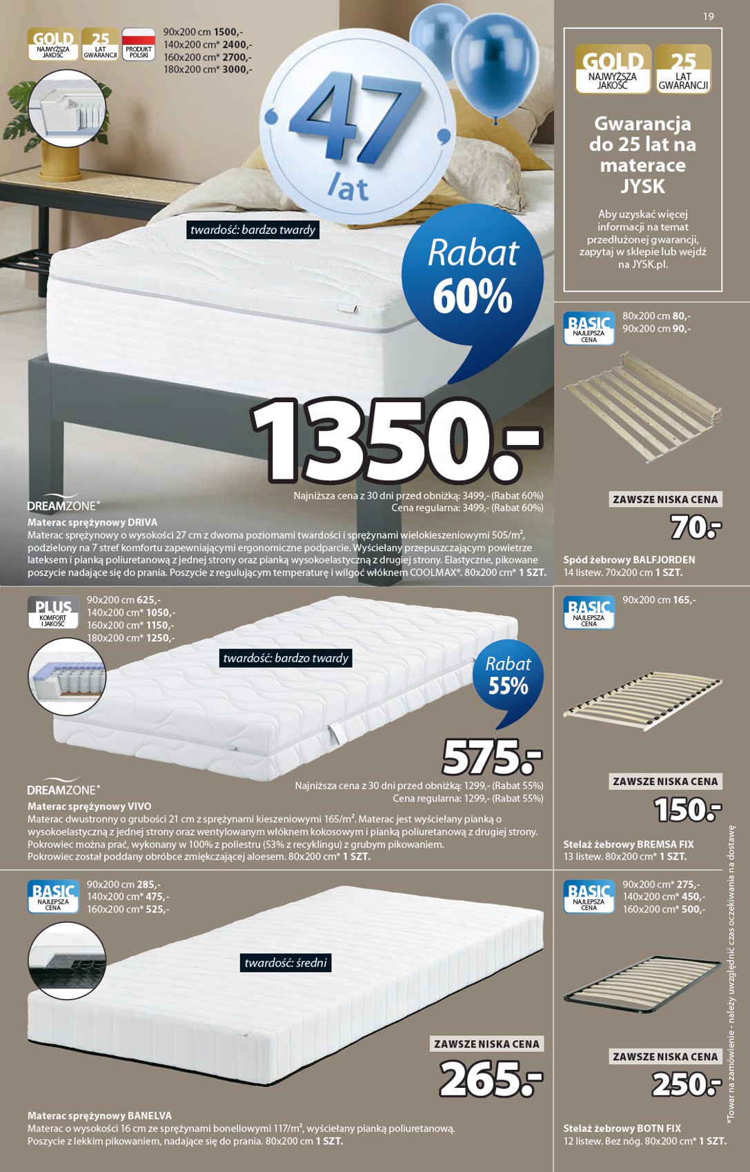 jysk - Aktualna gazetka JYSK ważna od 22.04.2026 do 10.05.2026 - page: 19