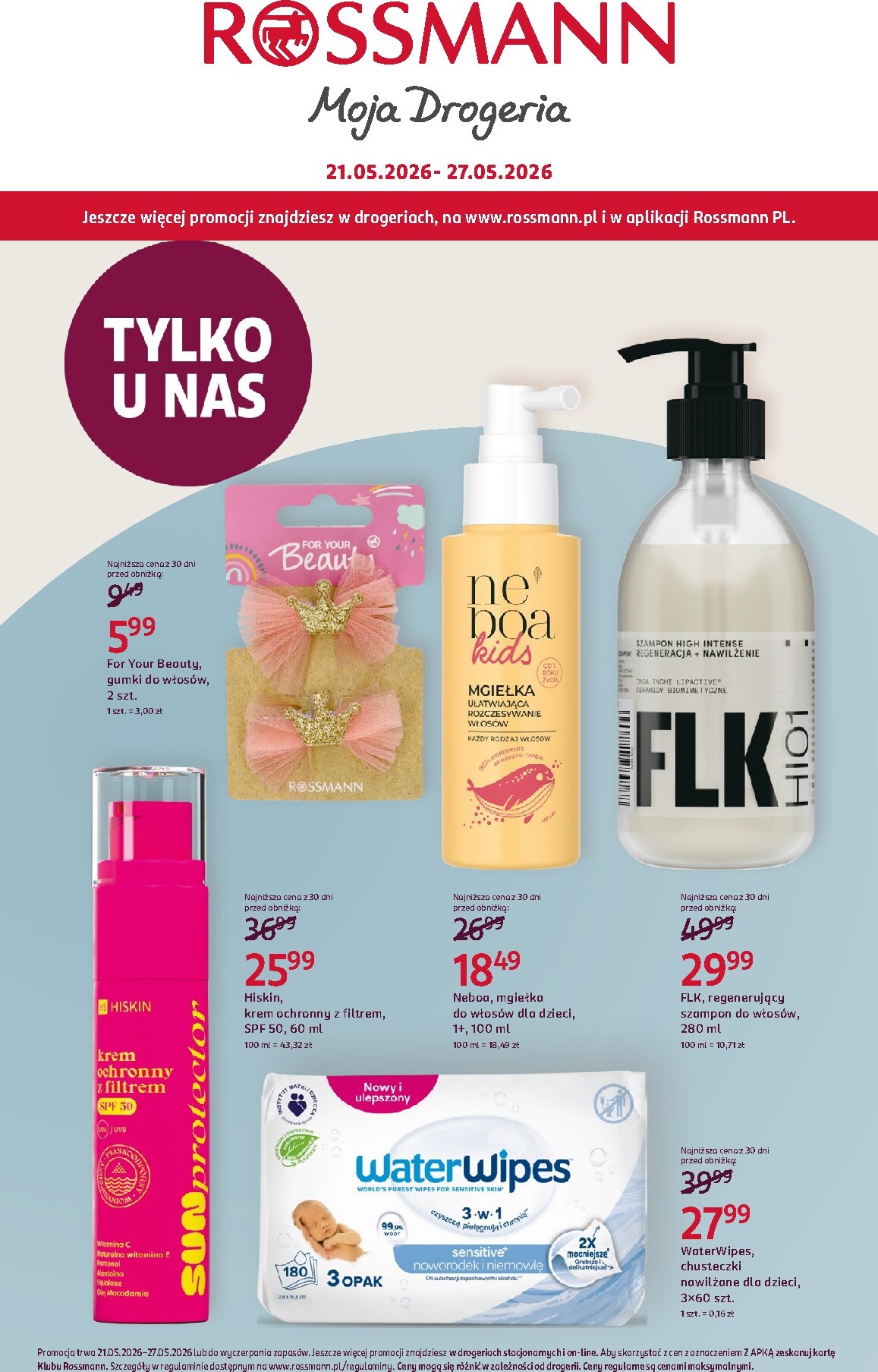 rossmann - Aktualna gazetka Rossmann ważna od 21.05.2026 do 27.05.2026