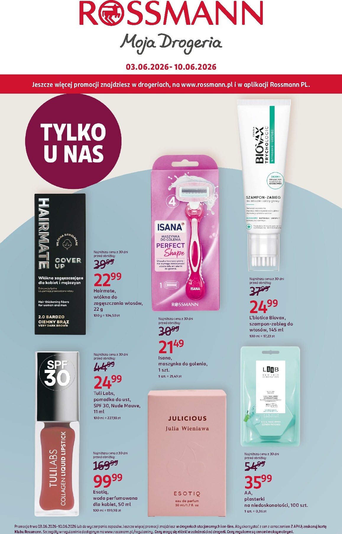 rossmann - Aktualna gazetka Rossmann ważna od 03.06.2026 do 10.06.2026