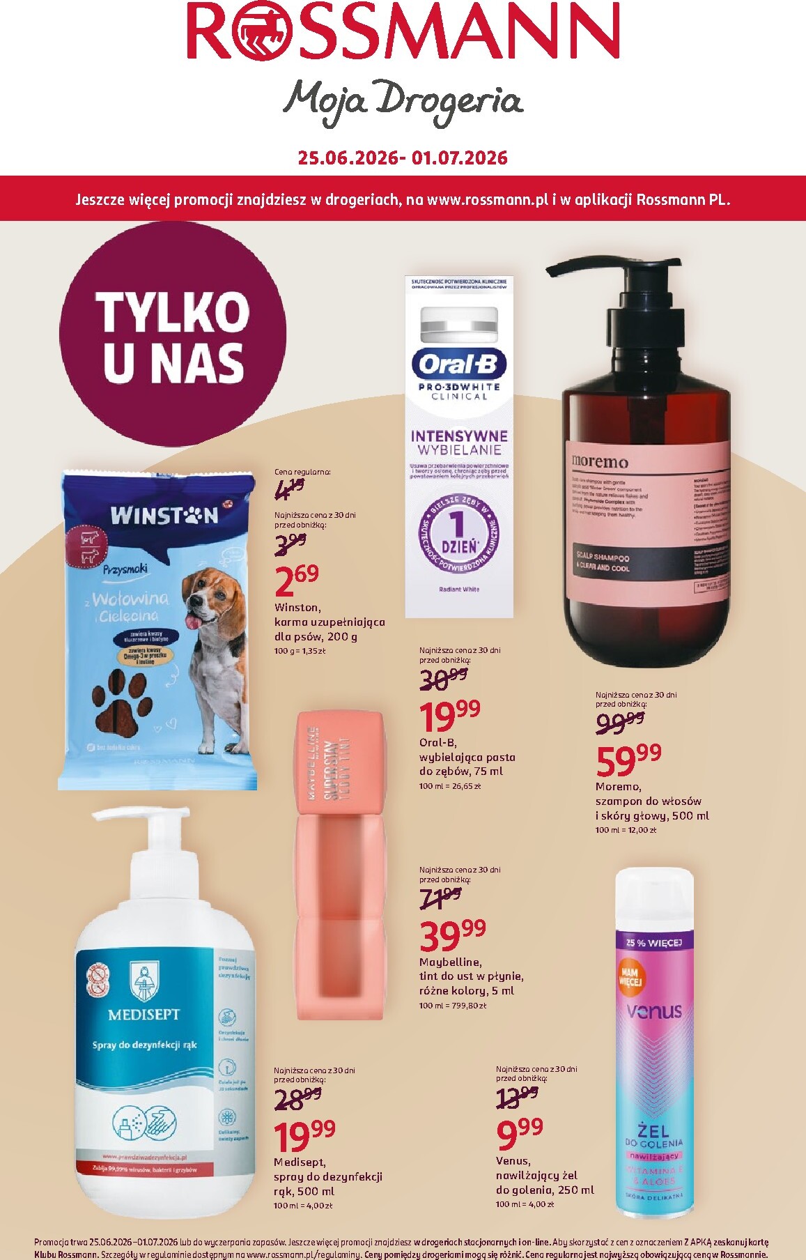rossmann - Aktualna gazetka Rossmann ważna od 25.06.2026 do 01.07.2026 - page: 1