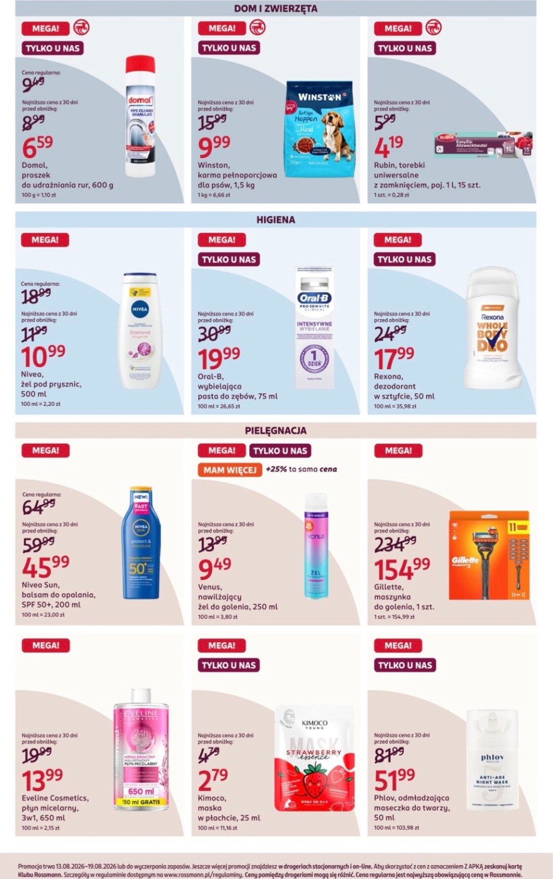 rossmann - Aktualna gazetka Rossmann ważna od 13.08.2026 do 19.08.2026 - page: 4