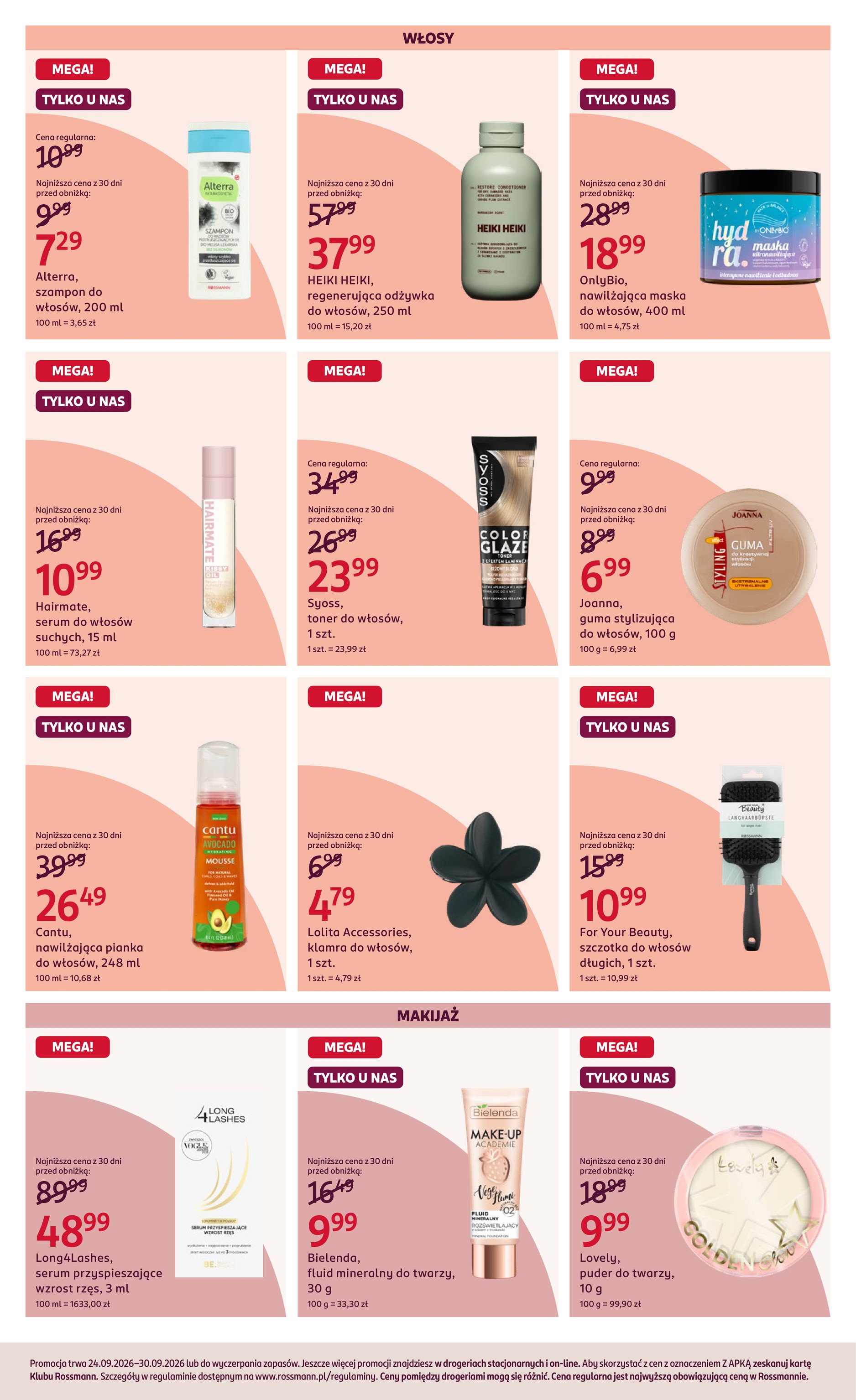 rossmann - Aktualna gazetka Rossmann ważna od 24.09.2026 do 30.09.2026 - page: 4