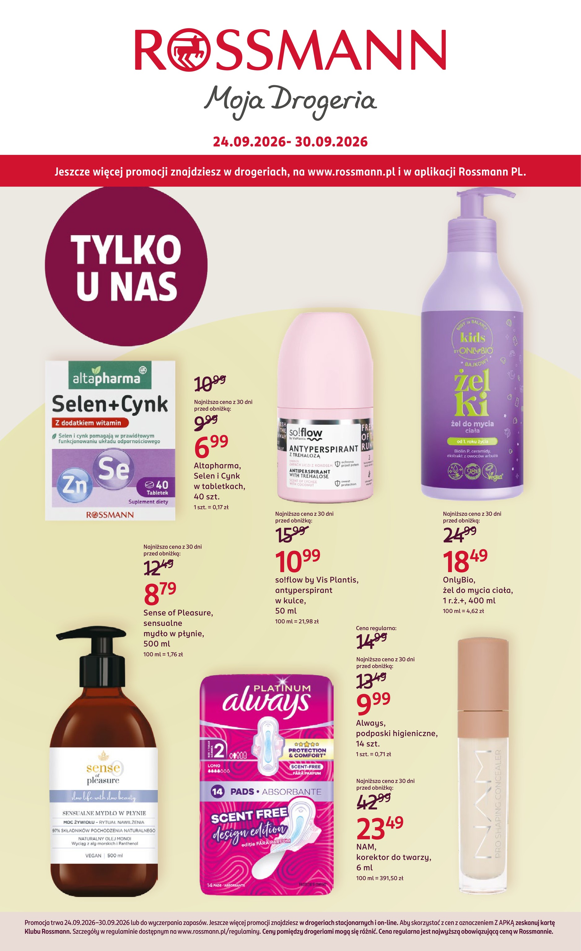 rossmann - Aktualna gazetka Rossmann ważna od 24.09.2026 do 30.09.2026 - page: 1