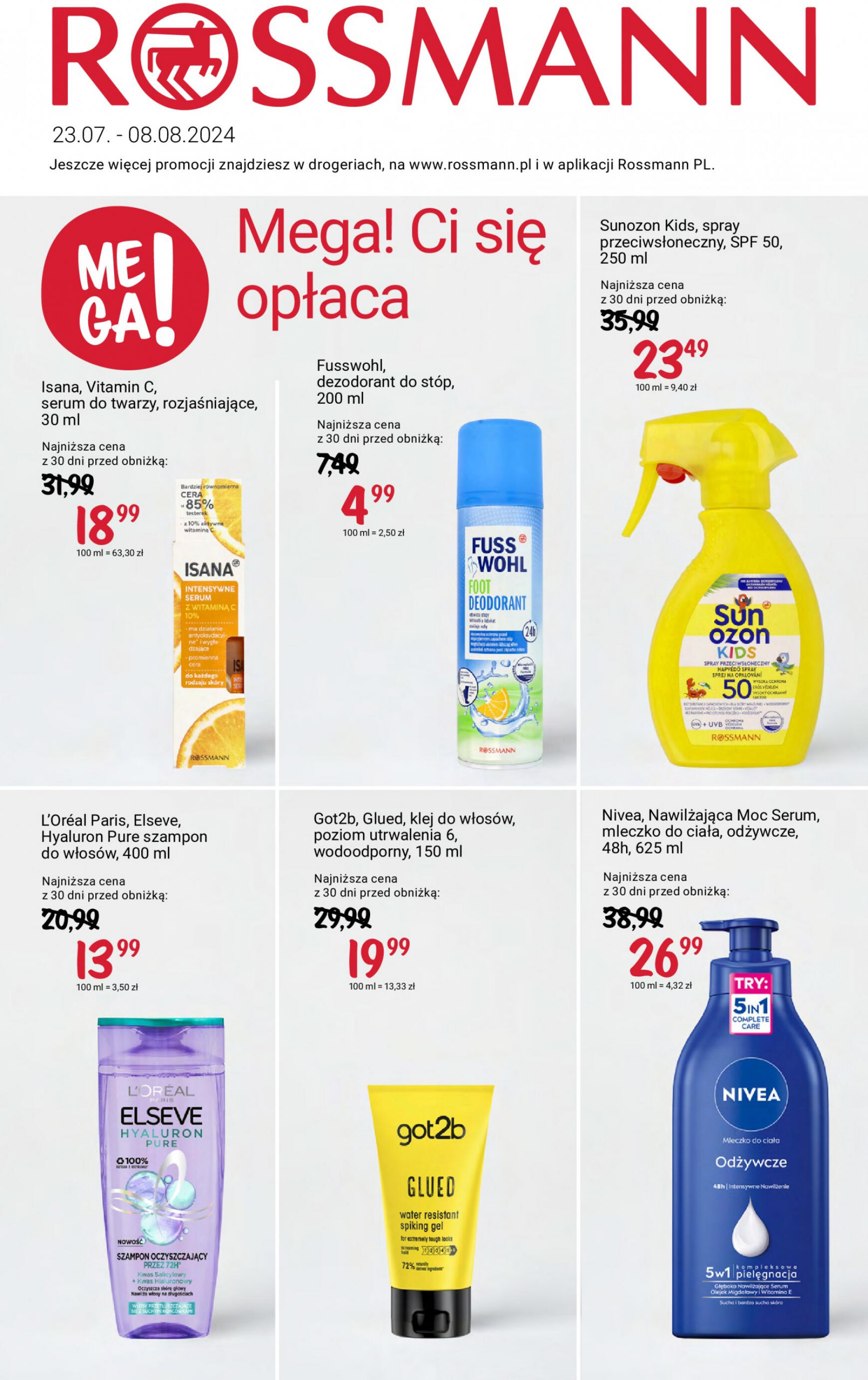 rossmann - Rossmann gazetka aktualna ważna od 23.07. - 08.08. - page: 1