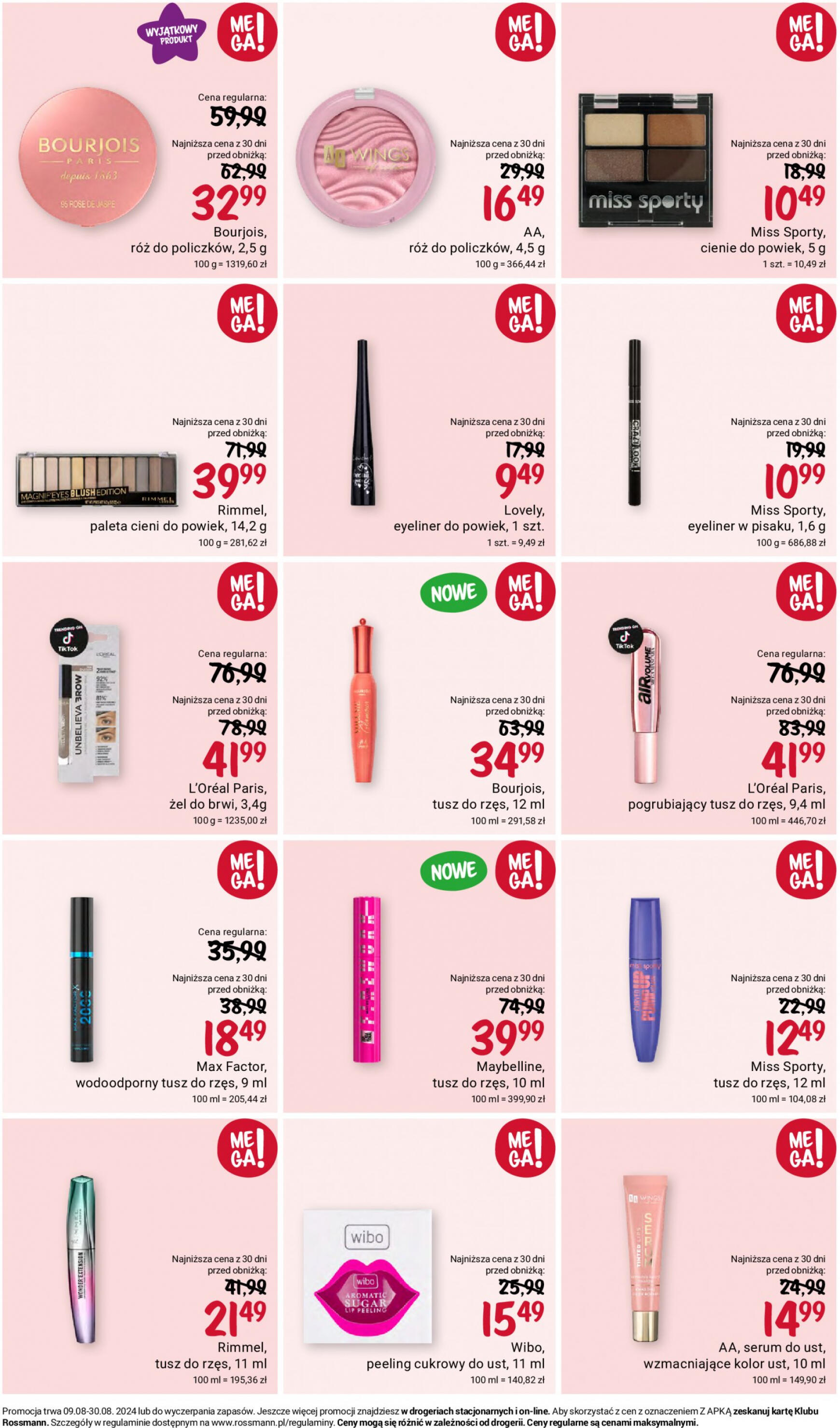 rossmann - Rossmann gazetka aktualna ważna od 09.08. - 30.08. - page: 9