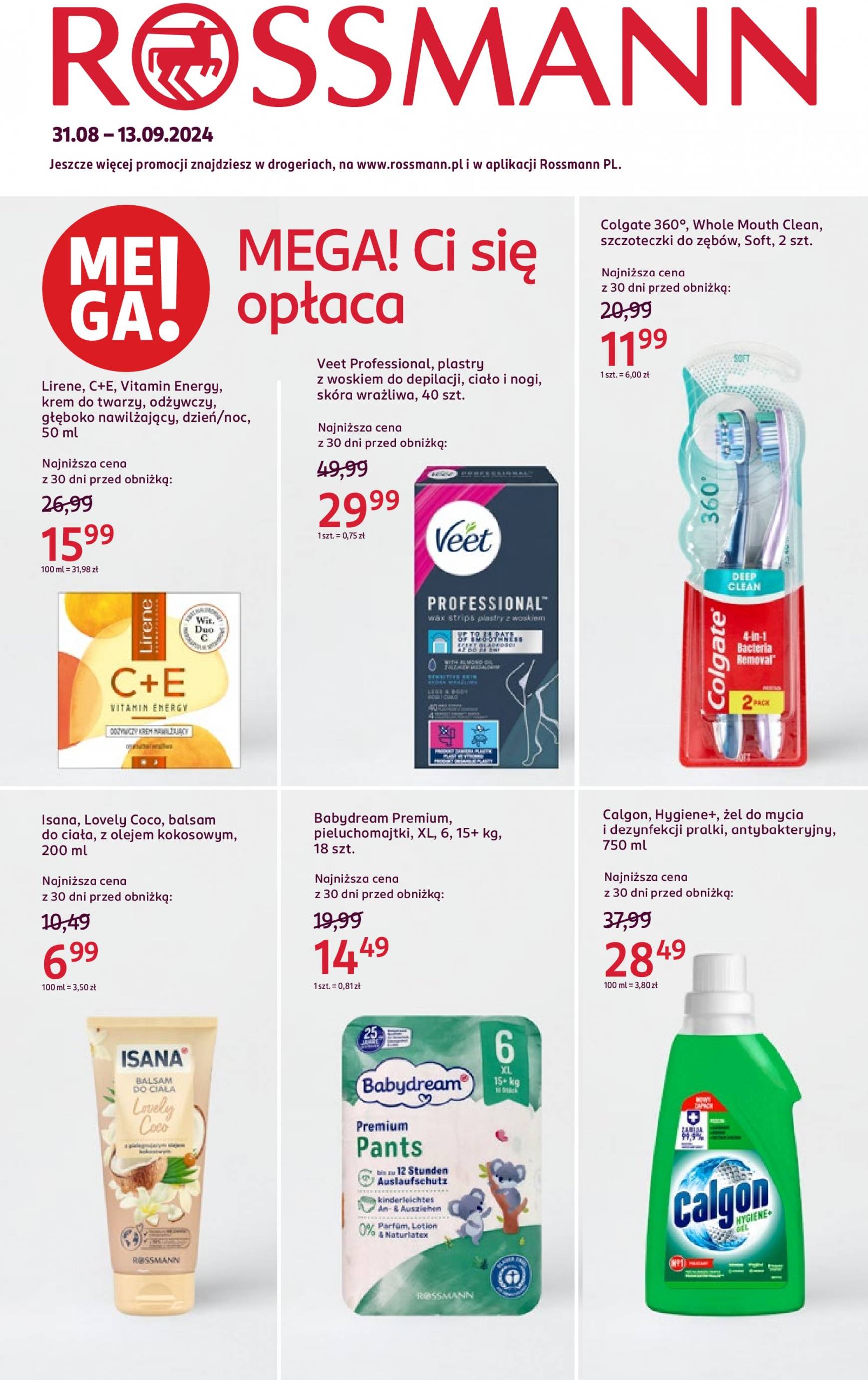 rossmann - Aktualna Rossmann gazetka ważna od 31.08. - 13.09.