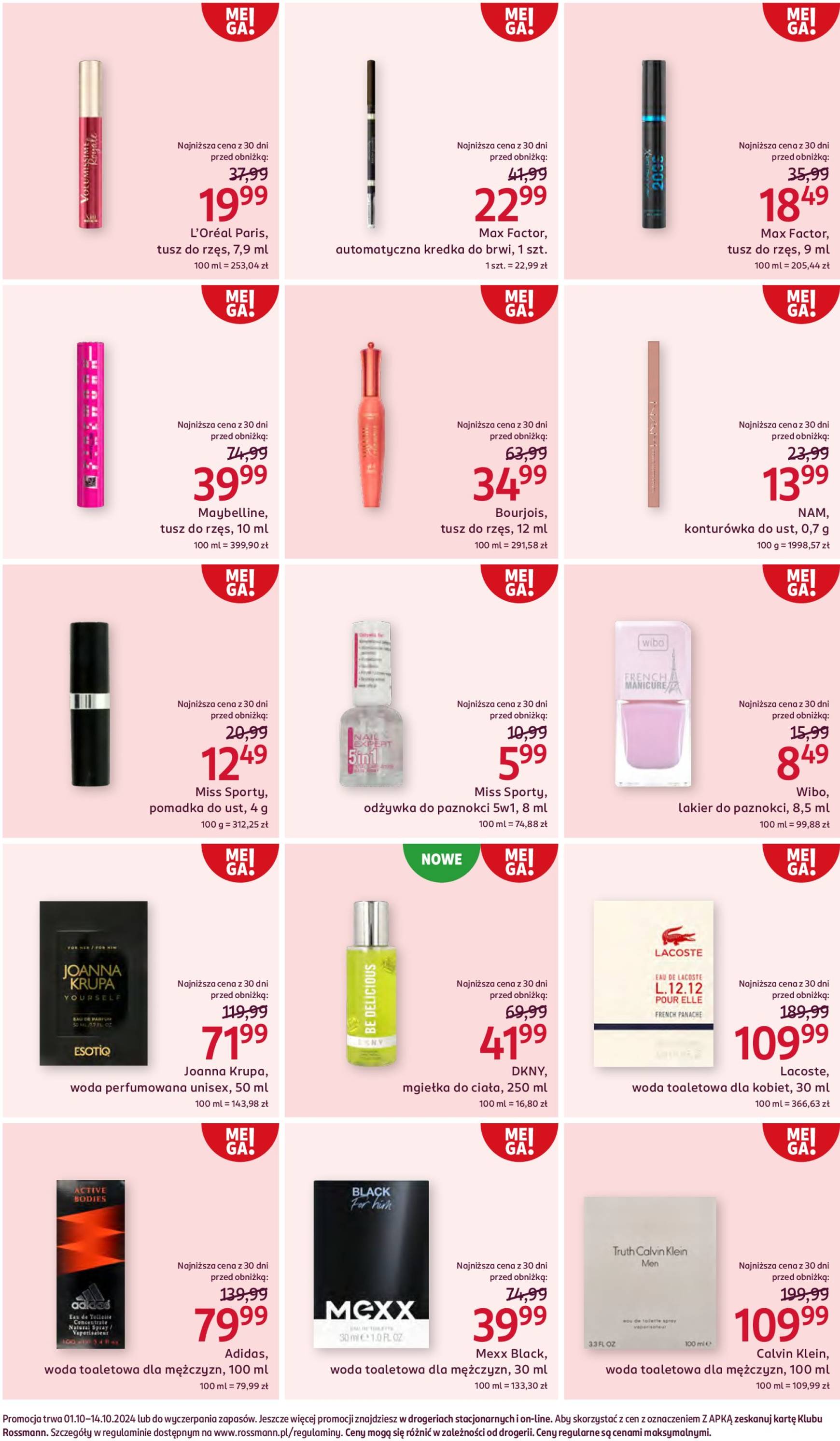 rossmann - Aktualna Rossmann gazetka ważna od 01.10. - 14.10. - page: 12