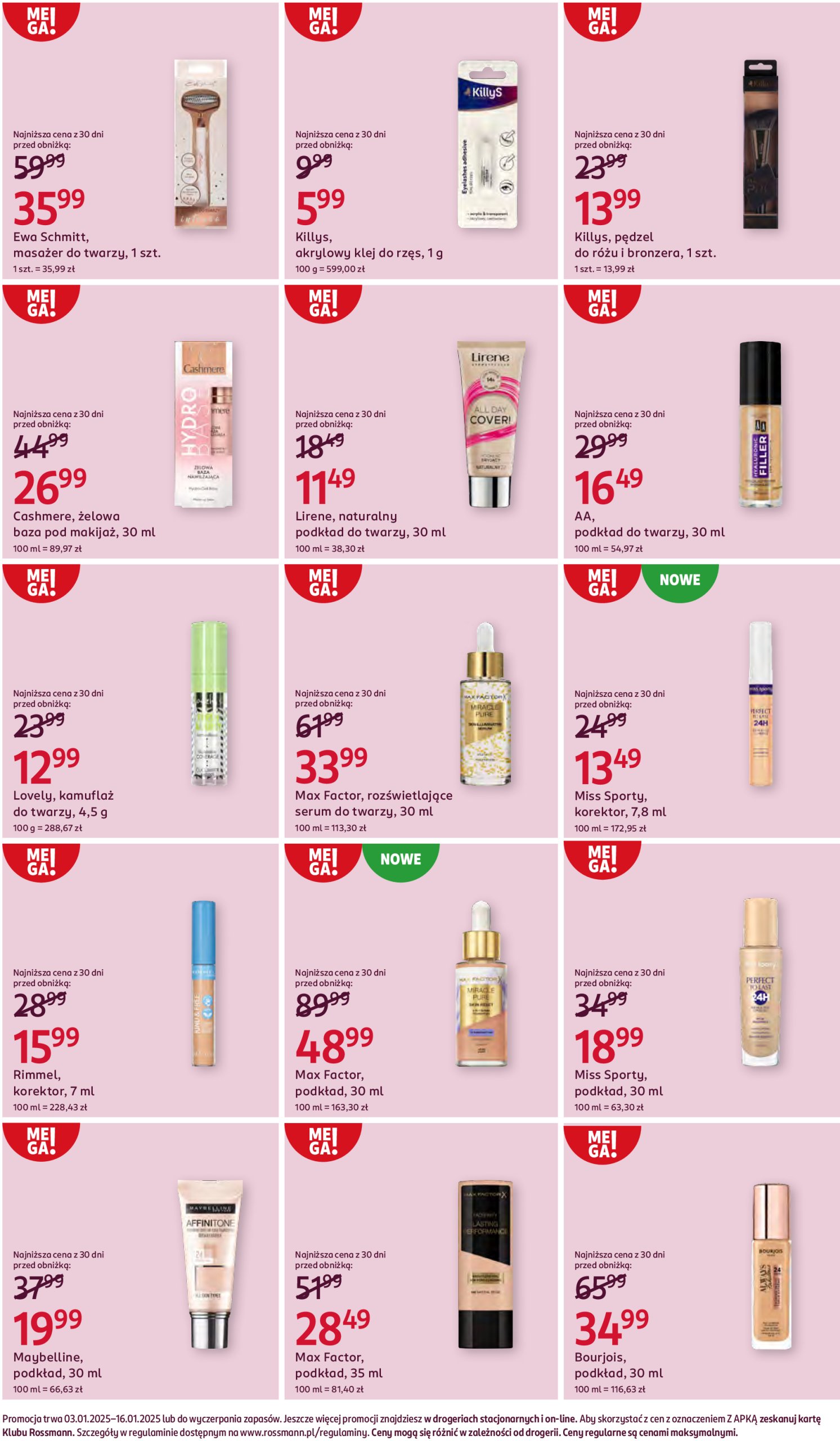 rossmann - Rossmann gazetka ważna od 03.01. - 16.01. - page: 3