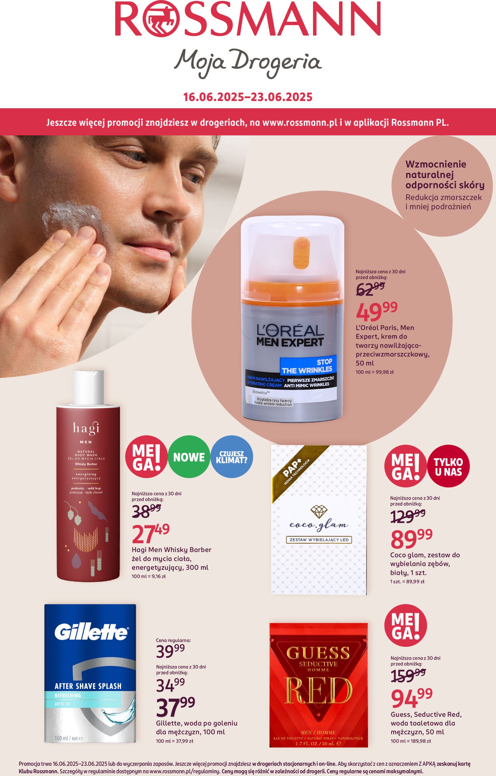 rossmann - Gazetka Rossmann - Męska pielęgnacja ważna od 16.06. - 23.06. - page: 1