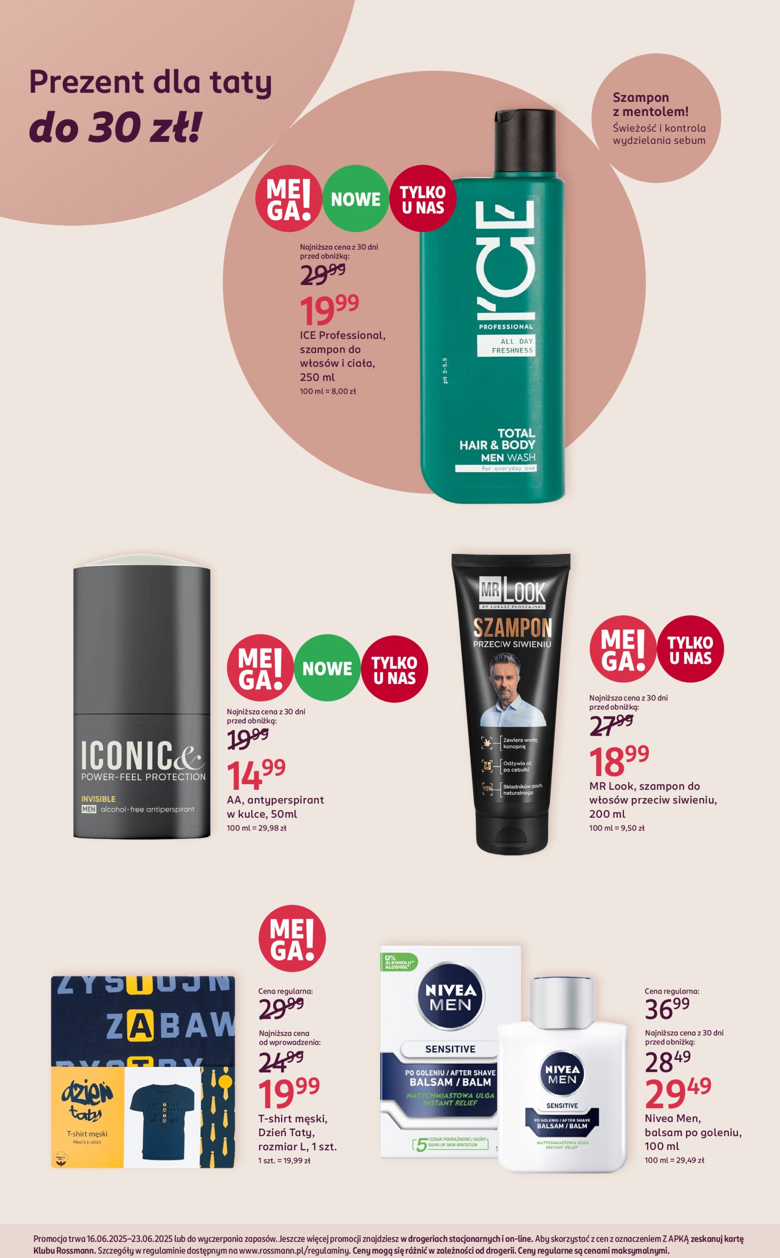 rossmann - Gazetka Rossmann - Męska pielęgnacja ważna od 16.06. - 23.06. - page: 4