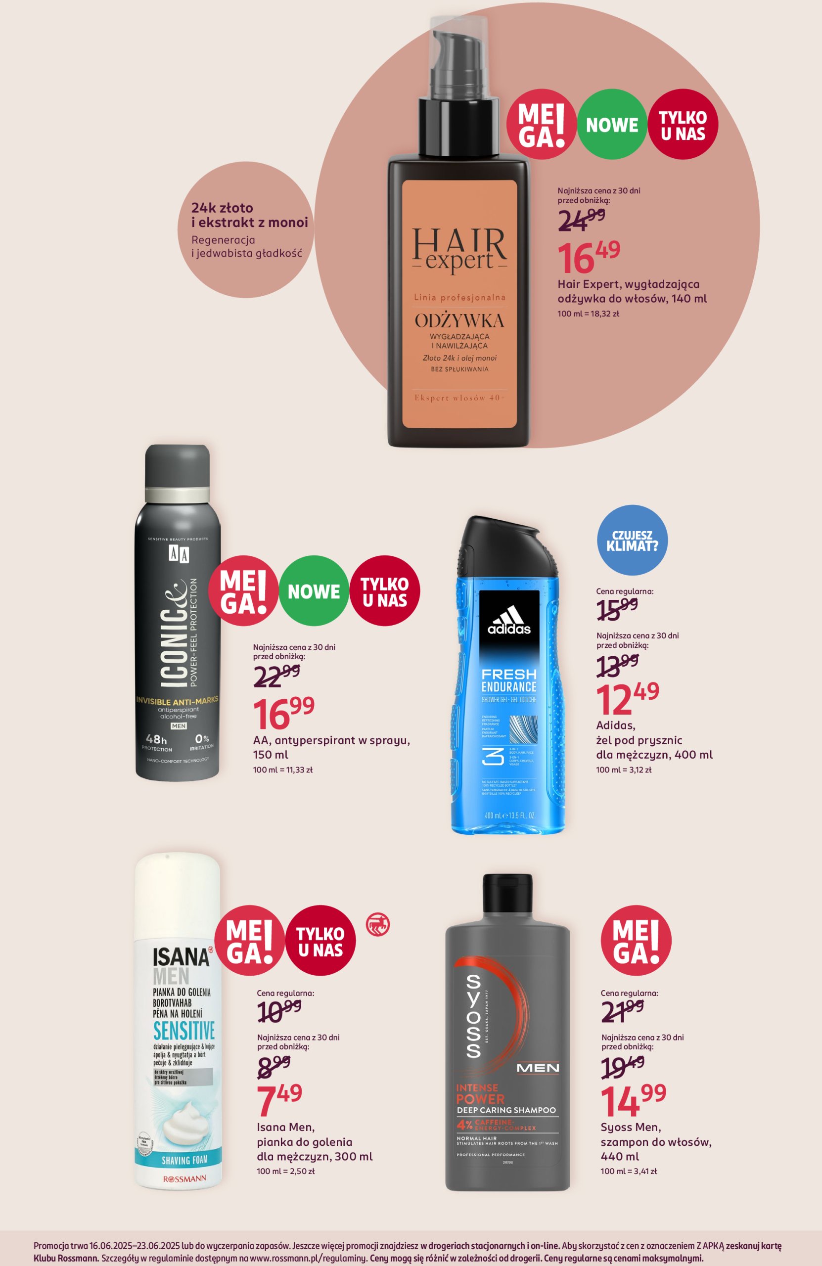 rossmann - Gazetka Rossmann - Męska pielęgnacja ważna od 16.06. - 23.06. - page: 3