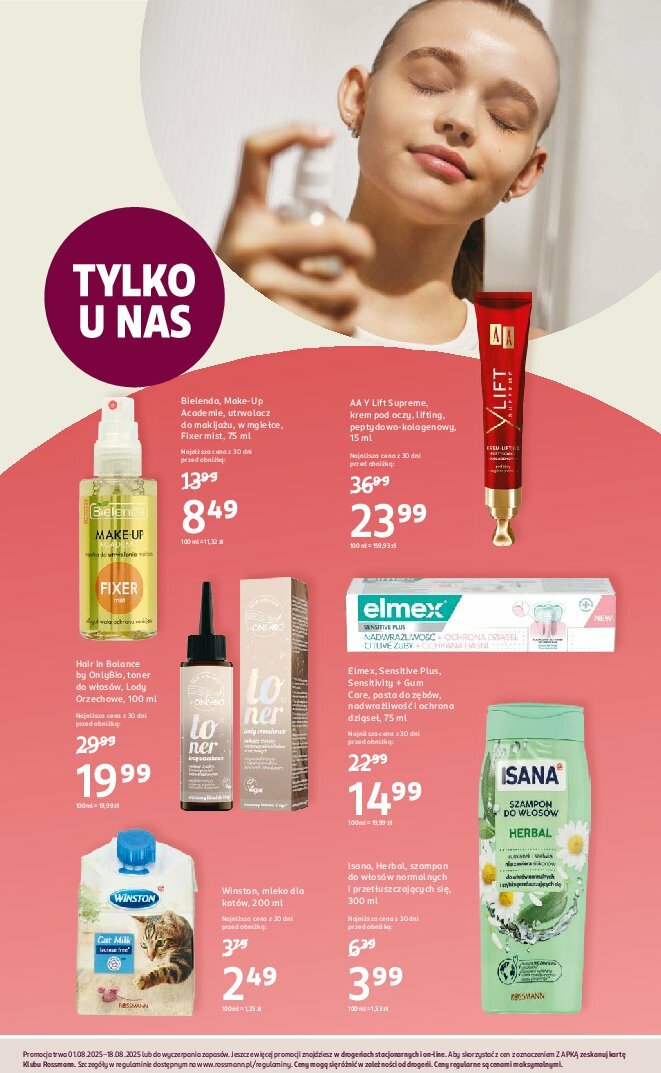 rossmann - Gazetka Rossmann ważna od 01.08. - 18.08. - page: 3