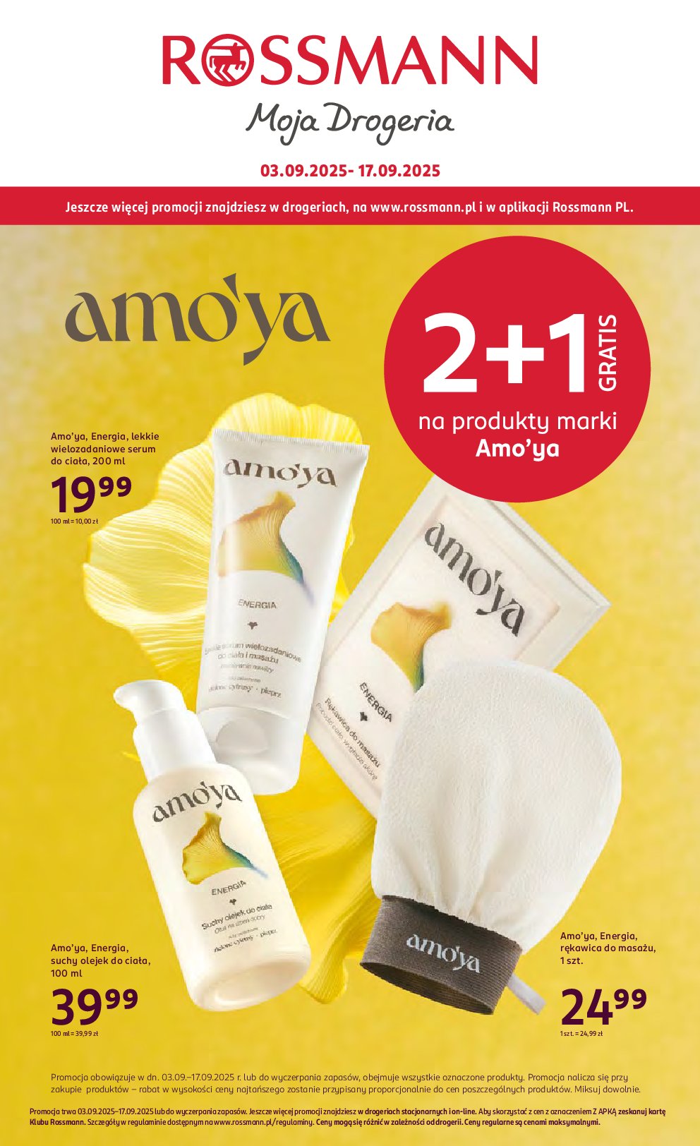 rossmann - Gazetka Rossmann - ważna od 03.09. do 17.09.