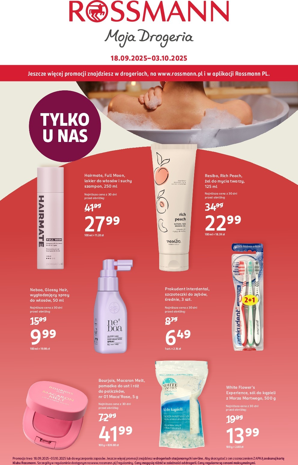 rossmann - Gazetka Rossmann - ważna od 18.09. do 03.10. - page: 1