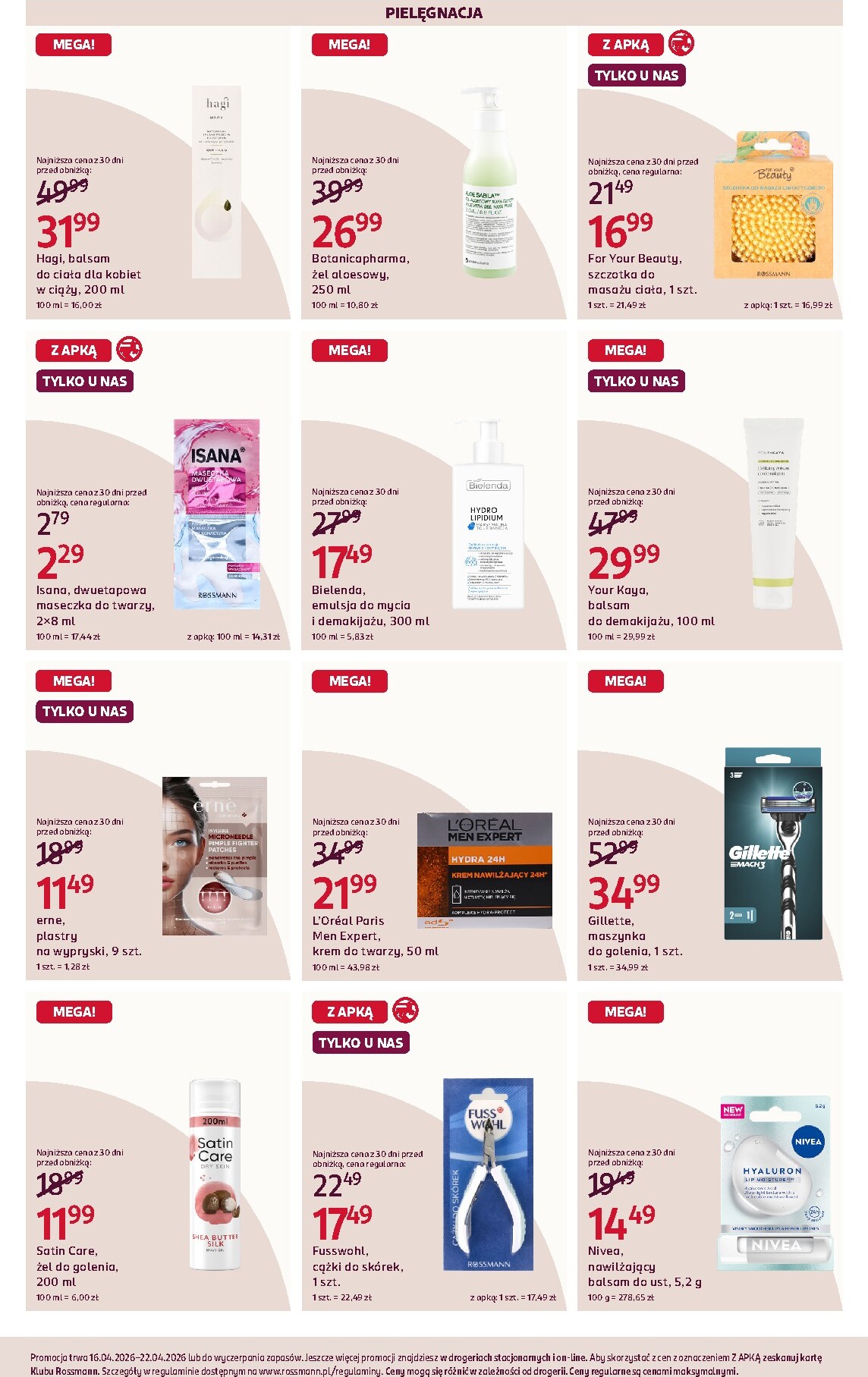 rossmann - Aktualna gazetka Rossmann ważna od 16.04.2026 do 22.04.2026 - page: 4