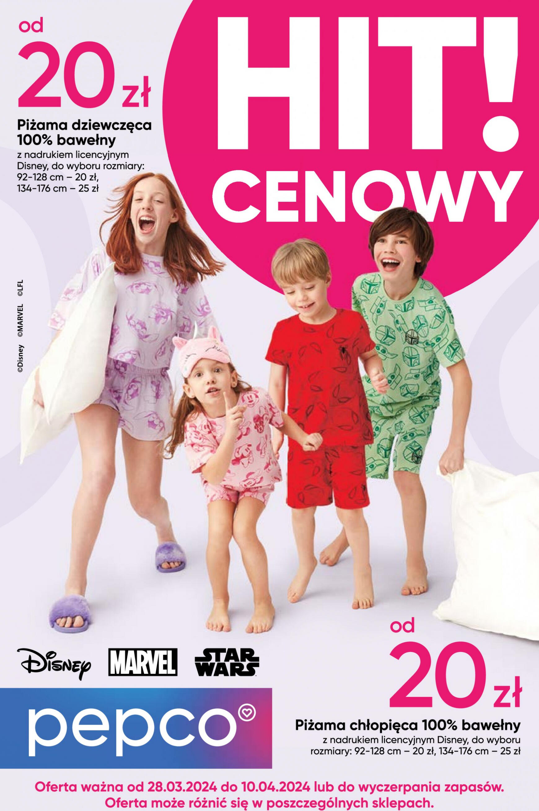 pepco - Pepco - Piżamy Disney obowiązuje od 28.03.2024 - page: 1