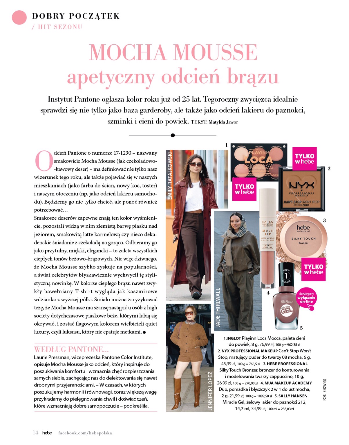 hebe - Hebe - Magazyn gazetka ważna od 01.03. - 30.04. - page: 14