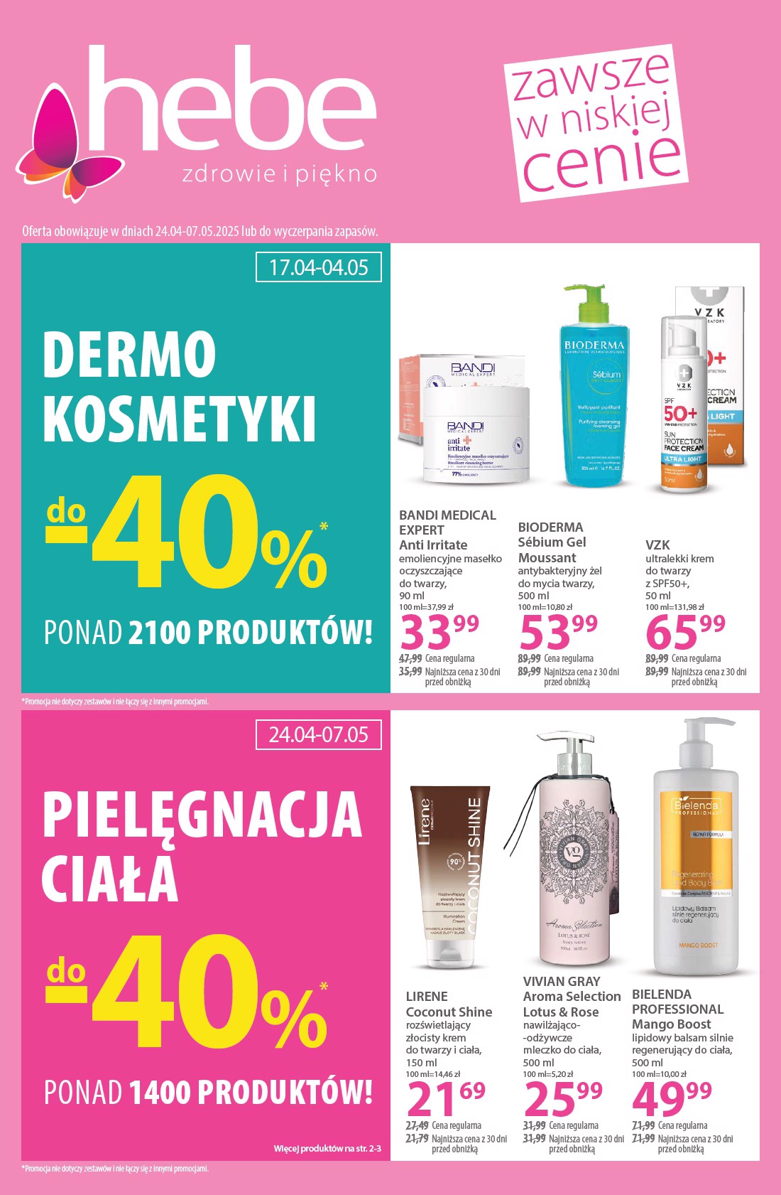 hebe - Hebe gazetka ważna od 24.04. - 07.05.