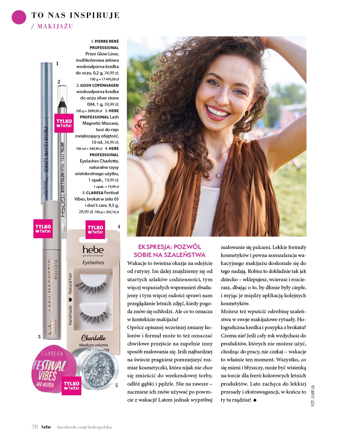 hebe - Hebe - Magazyn gazetka ważna od 01.05. - 30.06. - page: 70 hebe - Hebe - Magazyn gazetka ważna od 01.05. - 30.06. - page: 70